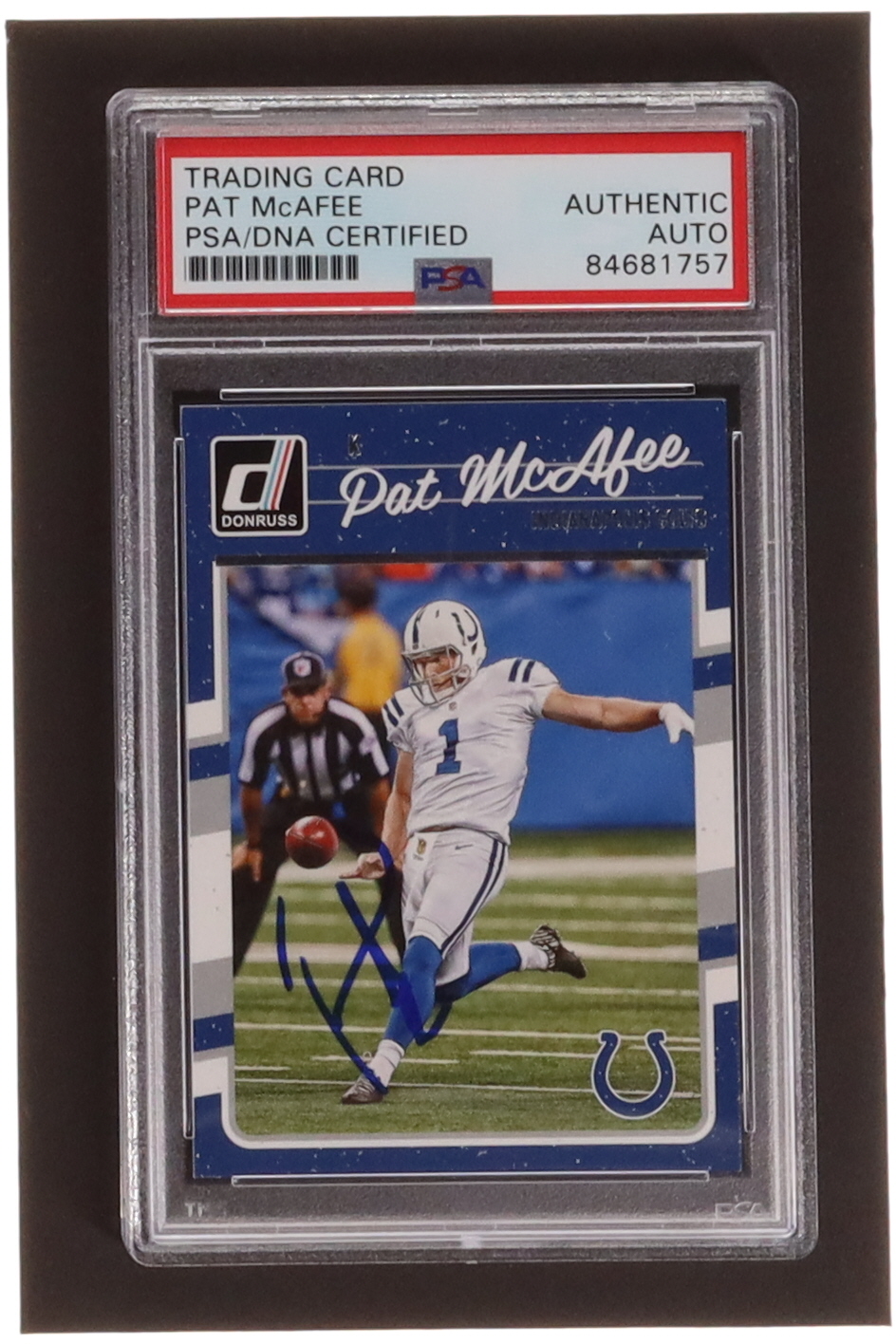 Pat McAfee Signed 2016 Donruss #131 (PSA) at PristineAuction.com Pat McAfee Signed 2016 Donruss #131 (PSA) at PristineAuction.com