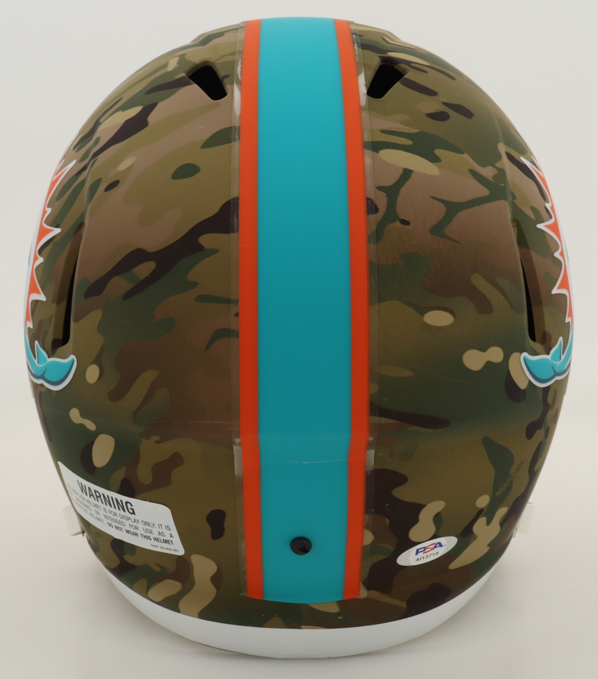 Dan Marino Signed Dolphins Full-Size Camo Alternate Speed Helmet (PSA) at PristineAuction.com Dan Marino Signed Dolphins Full-Size Camo Alternate Speed Helmet (PSA) at PristineAuction.com