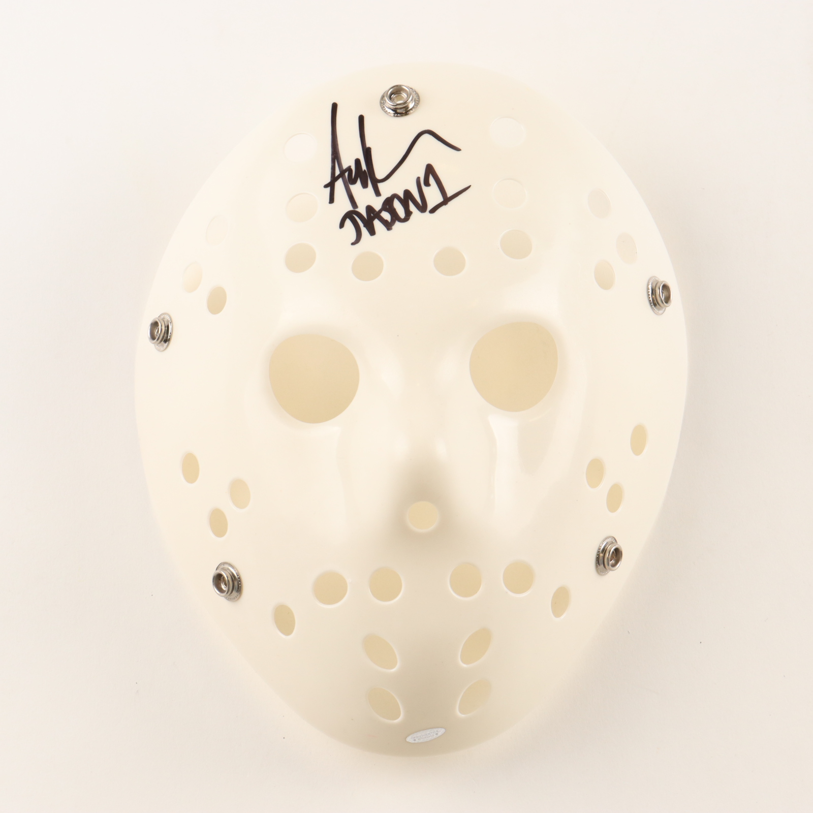 Ari Lehman Signed Jason "Friday the 13th" Hockey Mask Inscribed "Jason 1" (OKAuthentics) at PristineAuction.com Ari Lehman Signed Jason "Friday the 13th" Hockey Mask Inscribed "Jason 1" (OKAuthentics) at PristineAuction.com