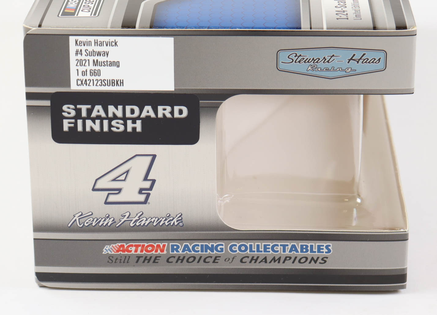 Kevin Harvick Signed 2021 NASCAR #4 Subway - 1:24 Premium Action Diecast Car (PA) at PristineAuction.com Kevin Harvick Signed 2021 NASCAR #4 Subway - 1:24 Premium Action Diecast Car (PA) at PristineAuction.com