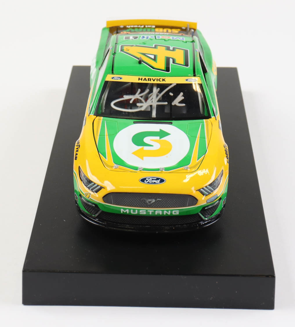 Kevin Harvick Signed 2021 NASCAR #4 Subway - 1:24 Premium Action Diecast Car (PA) at PristineAuction.com Kevin Harvick Signed 2021 NASCAR #4 Subway - 1:24 Premium Action Diecast Car (PA) at PristineAuction.com