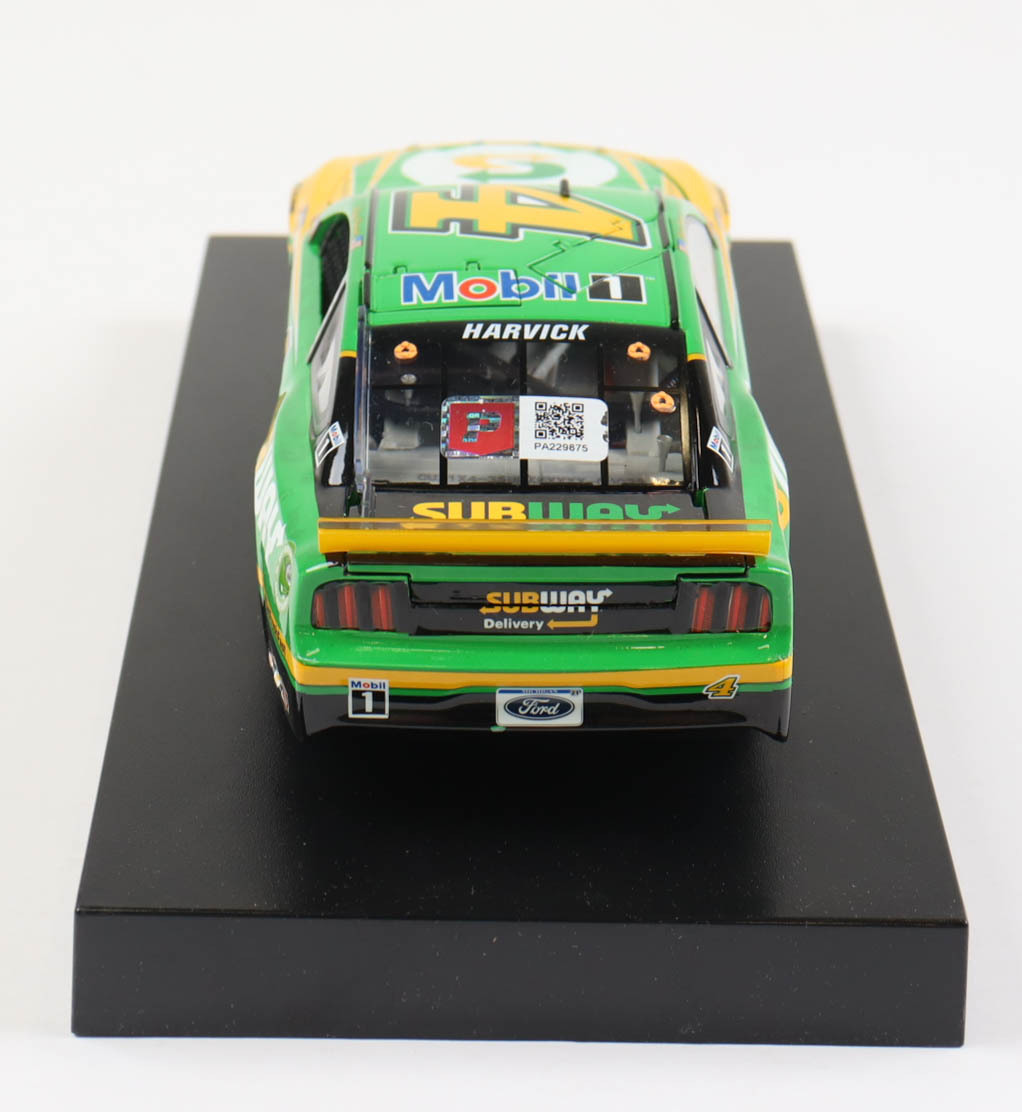 Kevin Harvick Signed 2021 NASCAR #4 Subway - 1:24 Premium Action Diecast Car (PA) at PristineAuction.com Kevin Harvick Signed 2021 NASCAR #4 Subway - 1:24 Premium Action Diecast Car (PA) at PristineAuction.com