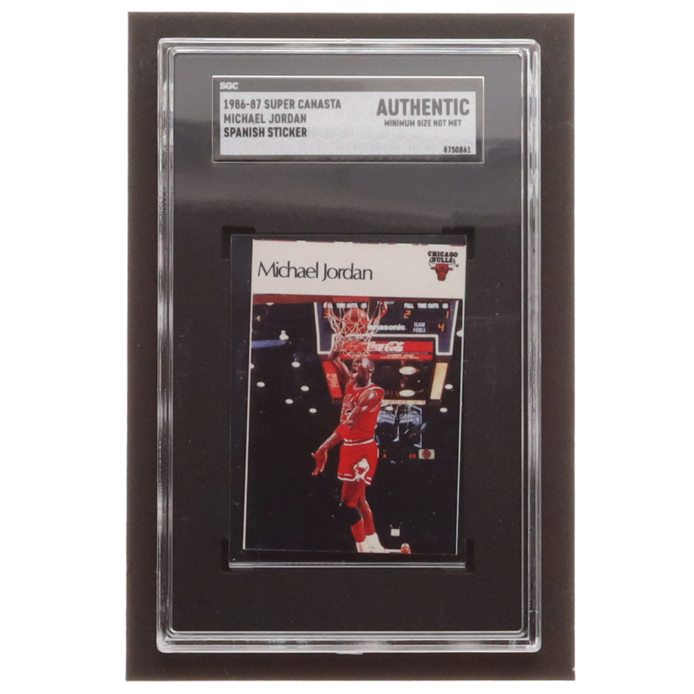 michael jordan sticker 1986