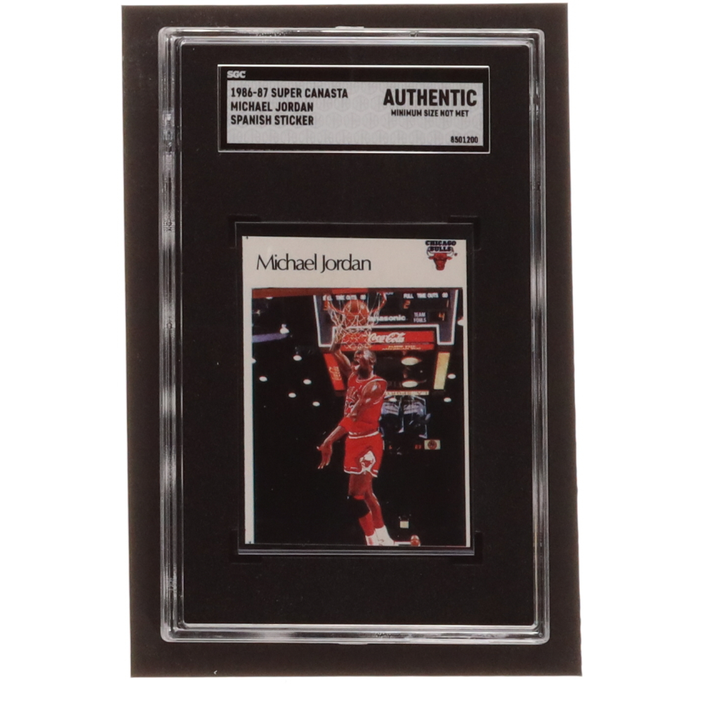 michael jordan sticker 1986