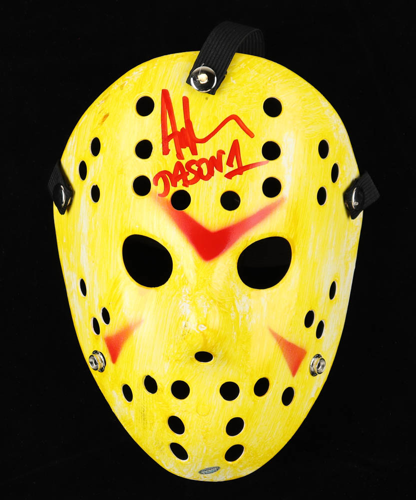 Ari Lehman Signed Jason "Friday the 13th" Hockey Mask Inscribed "Jason 1" (OKAuthentics) at PristineAuction.com Ari Lehman Signed Jason "Friday the 13th" Hockey Mask Inscribed "Jason 1" (OKAuthentics) at PristineAuction.com
