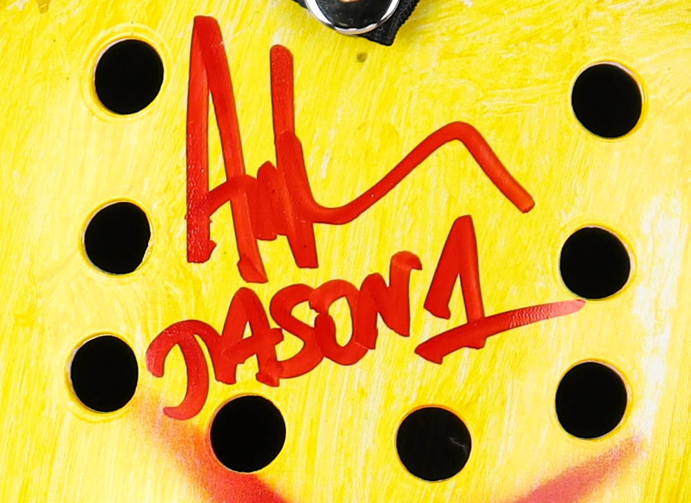 Ari Lehman Signed Jason "Friday the 13th" Hockey Mask Inscribed "Jason 1" (OKAuthentics) at PristineAuction.com Ari Lehman Signed Jason "Friday the 13th" Hockey Mask Inscribed "Jason 1" (OKAuthentics) at PristineAuction.com