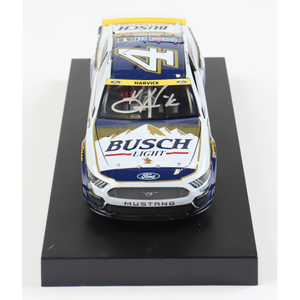Kevin Harvick Signed 2021 NASCAR #4 Busch Light Fan Design - 1:24 ...