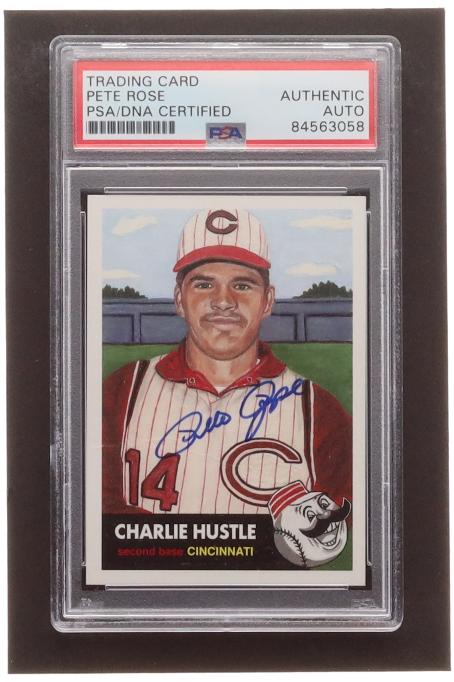 Pete Rose Signed Trading Card (PSA) at PristineAuction.com Pete Rose Signed Trading Card (PSA) at PristineAuction.com