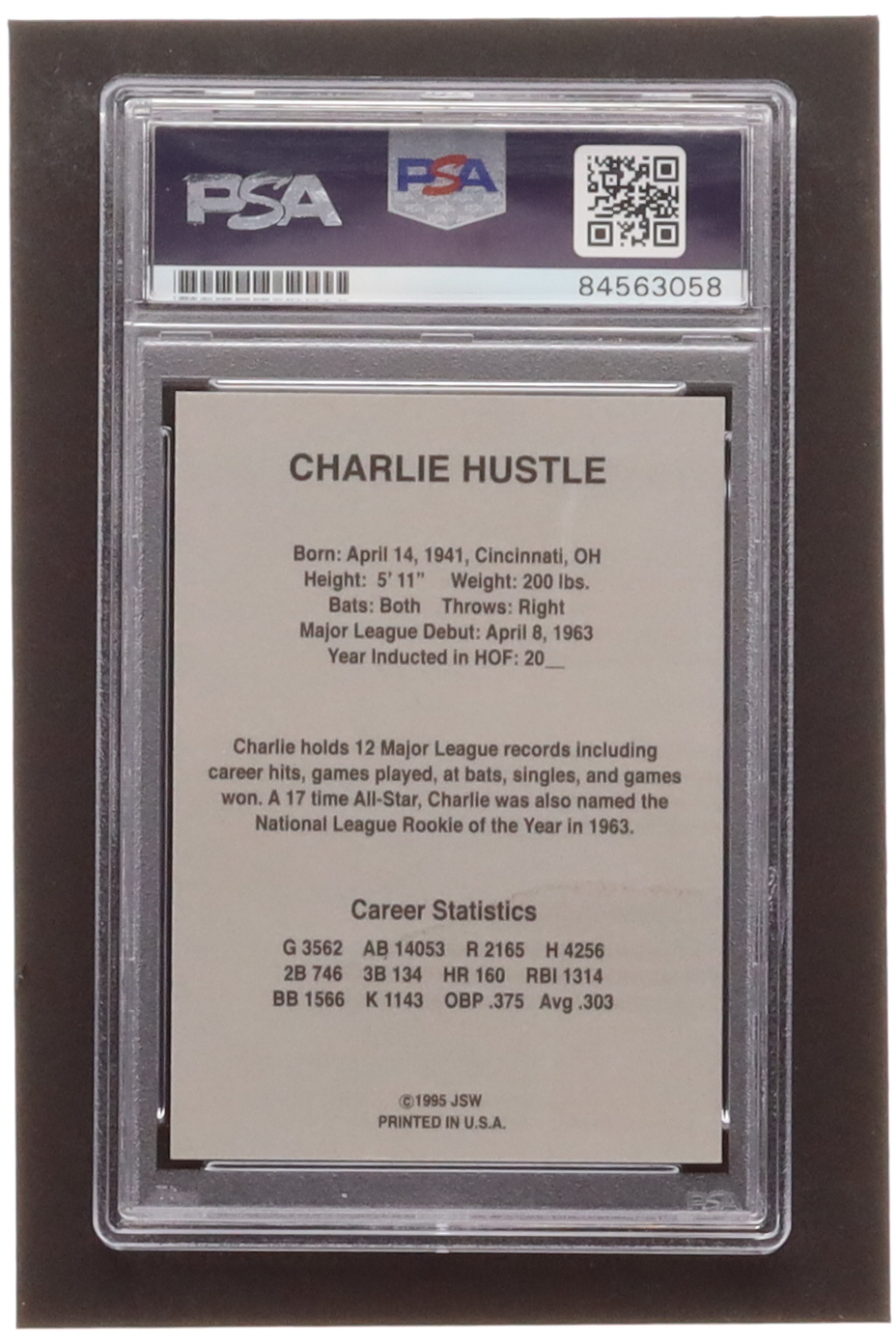 Pete Rose Signed Trading Card (PSA) at PristineAuction.com Pete Rose Signed Trading Card (PSA) at PristineAuction.com