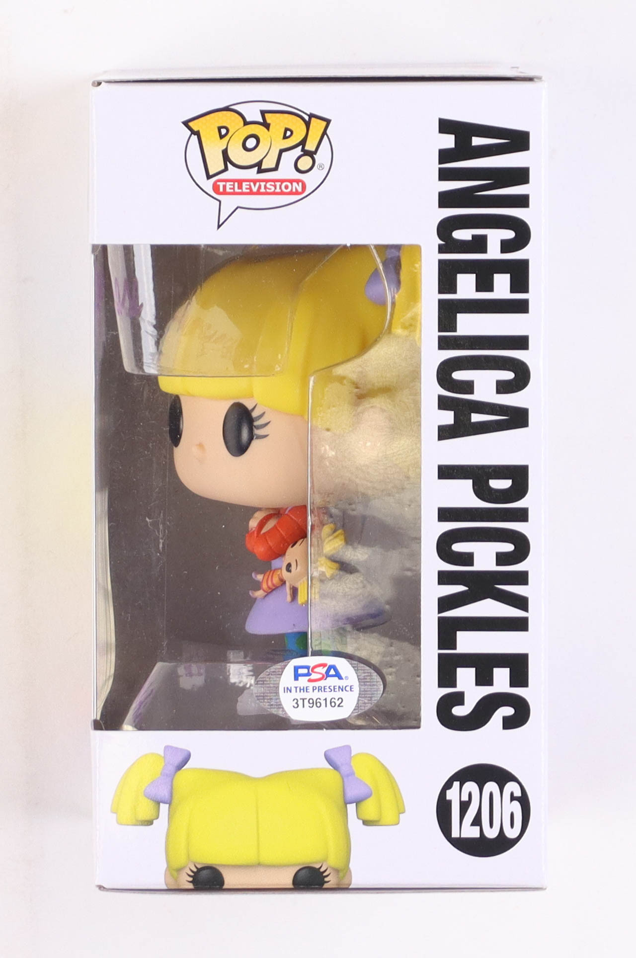 Cheryl Chase Signed "Rugrats" #1206 Angelica Pickles Funko Pop! Vinyl Figure Inscribed "Sponsibilities" (PSA) at PristineAuction.com Cheryl Chase Signed "Rugrats" #1206 Angelica Pickles Funko Pop! Vinyl Figure Inscribed "Sponsibilities" (PSA) at PristineAuction.com