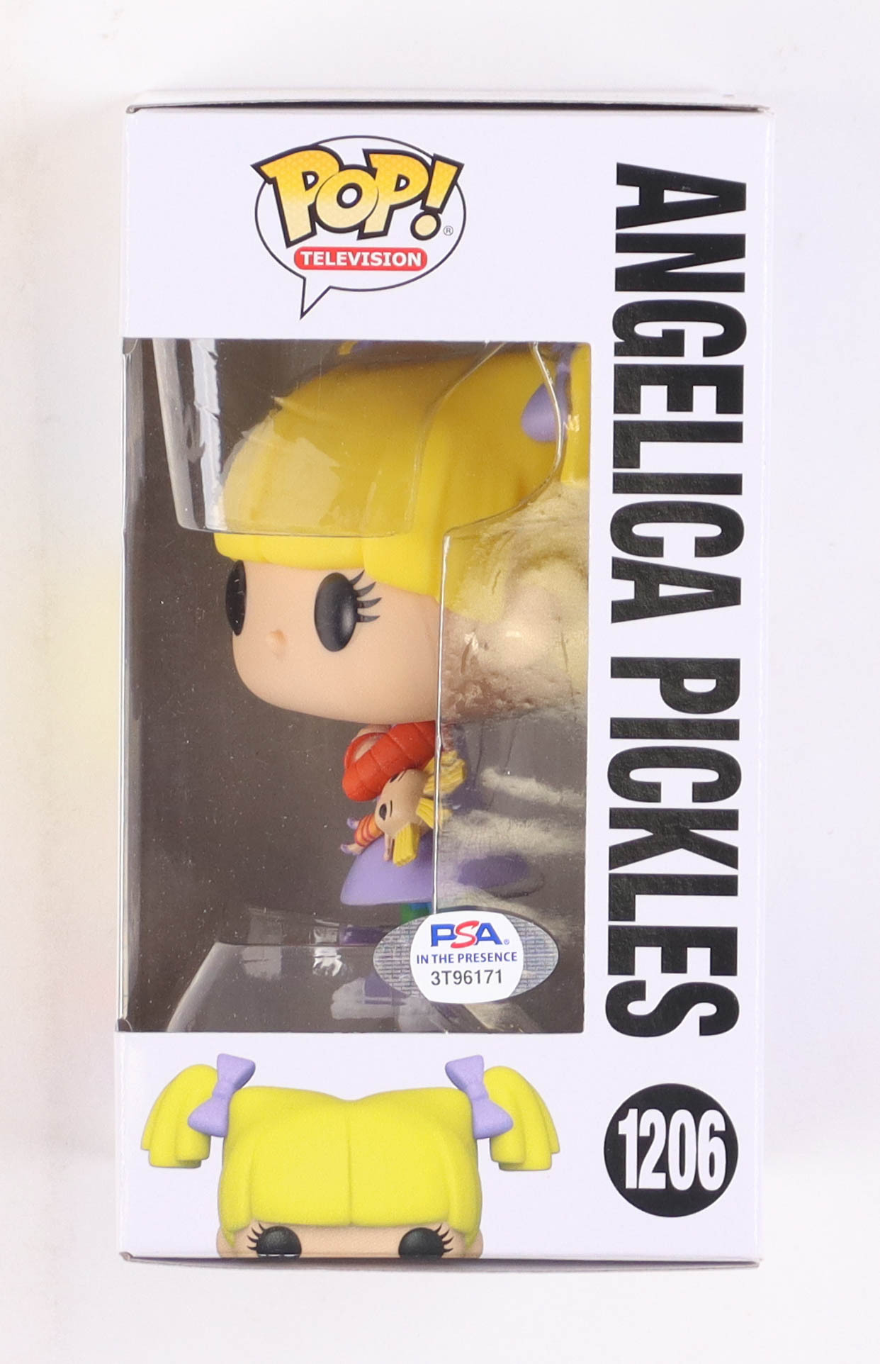 Cheryl Chase Signed "Rugrats" #1206 Angelica Pickles Funko Pop! Vinyl Figure Inscribed "Sponsibilities" (PSA) at PristineAuction.com Cheryl Chase Signed "Rugrats" #1206 Angelica Pickles Funko Pop! Vinyl Figure Inscribed "Sponsibilities" (PSA) at PristineAuction.com