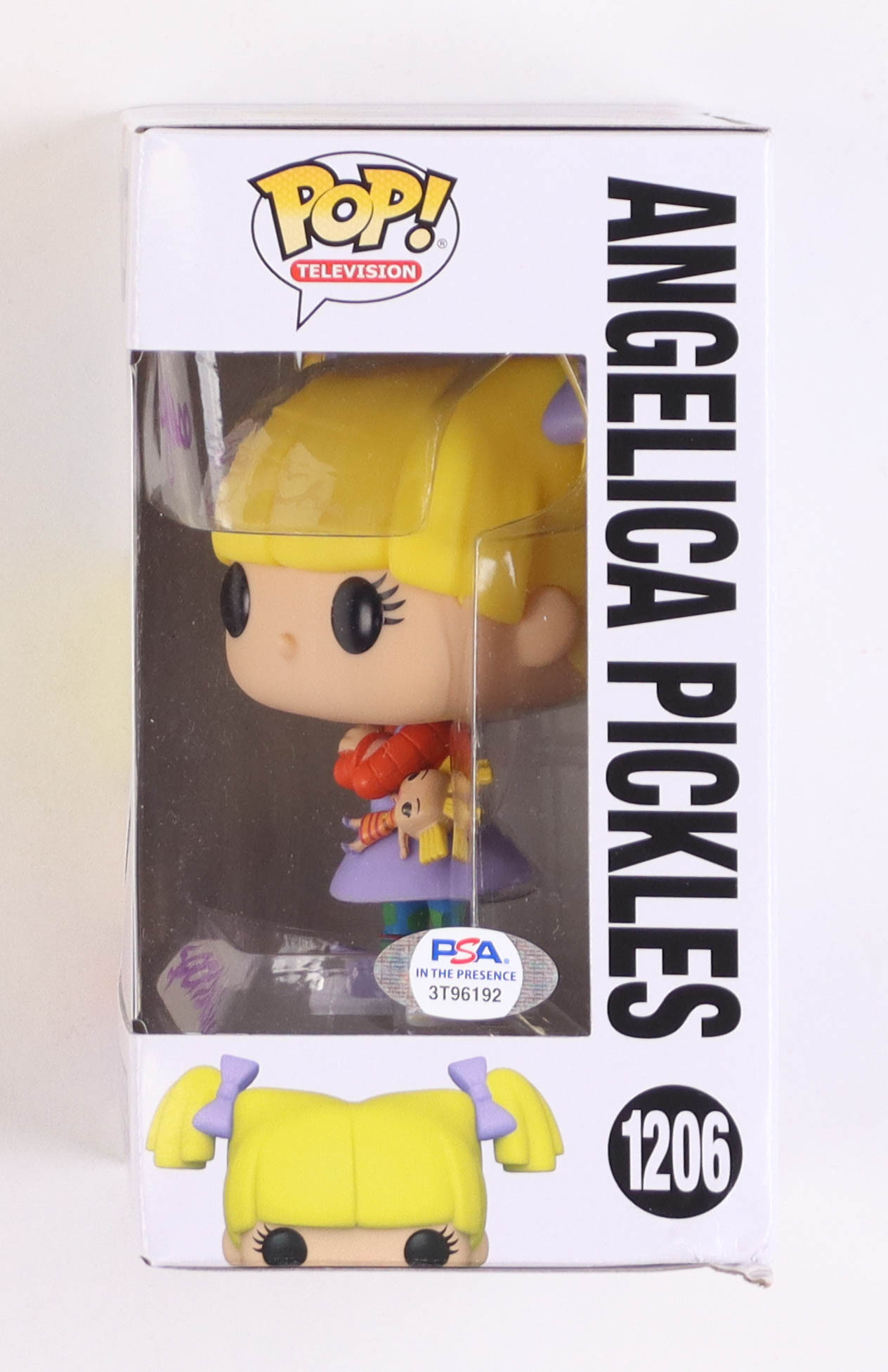Cheryl Chase Signed "Rugrats" #1206 Angelica Pickles Funko Pop! Vinyl Figure Inscribed "Sponsibilities" (PSA) at PristineAuction.com Cheryl Chase Signed "Rugrats" #1206 Angelica Pickles Funko Pop! Vinyl Figure Inscribed "Sponsibilities" (PSA) at PristineAuction.com