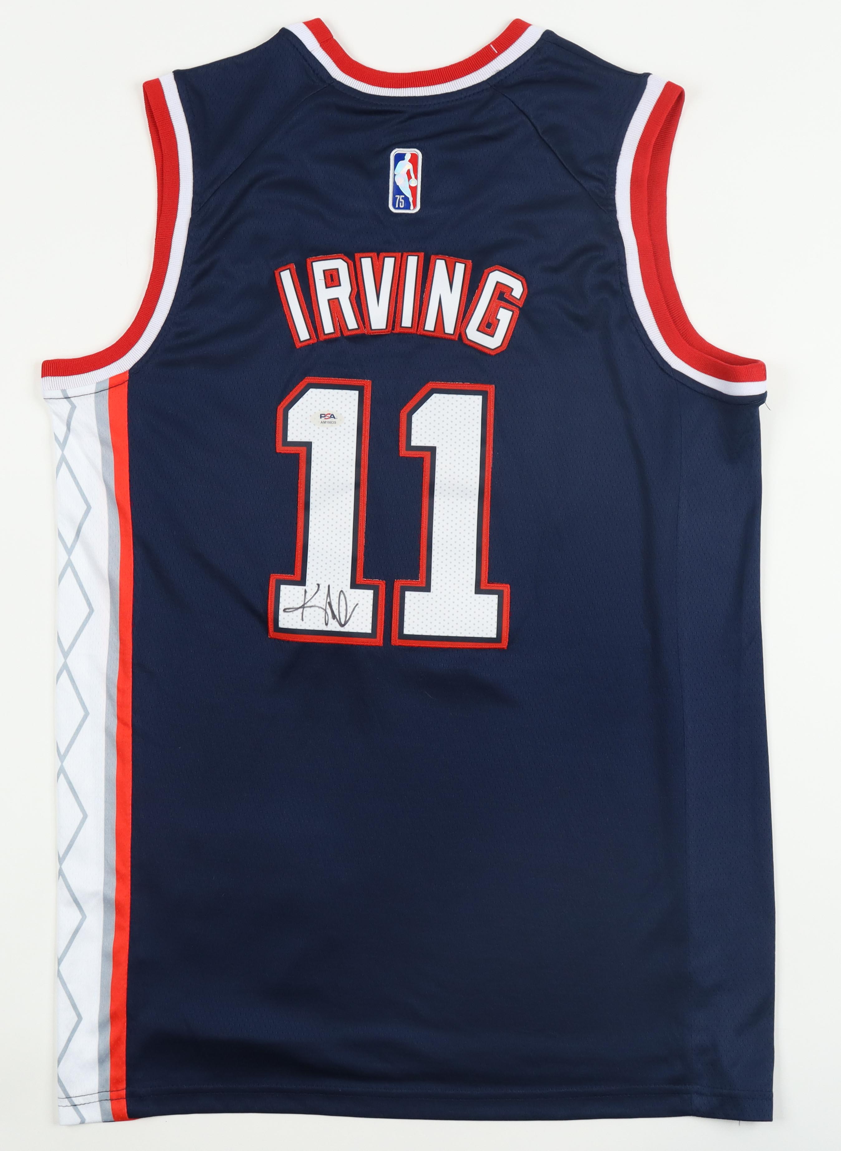 kyrie nets jersey blue
