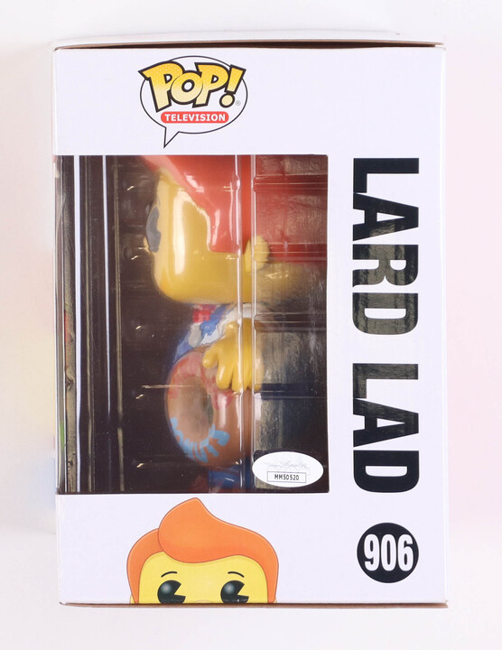 Tone Rodriguez Signed "The Simpsons" #906 Lard Lad Funko Pop! Vinyl Figure with Sketch (JSA) at PristineAuction.com Tone Rodriguez Signed "The Simpsons" #906 Lard Lad Funko Pop! Vinyl Figure with Sketch (JSA) at PristineAuction.com