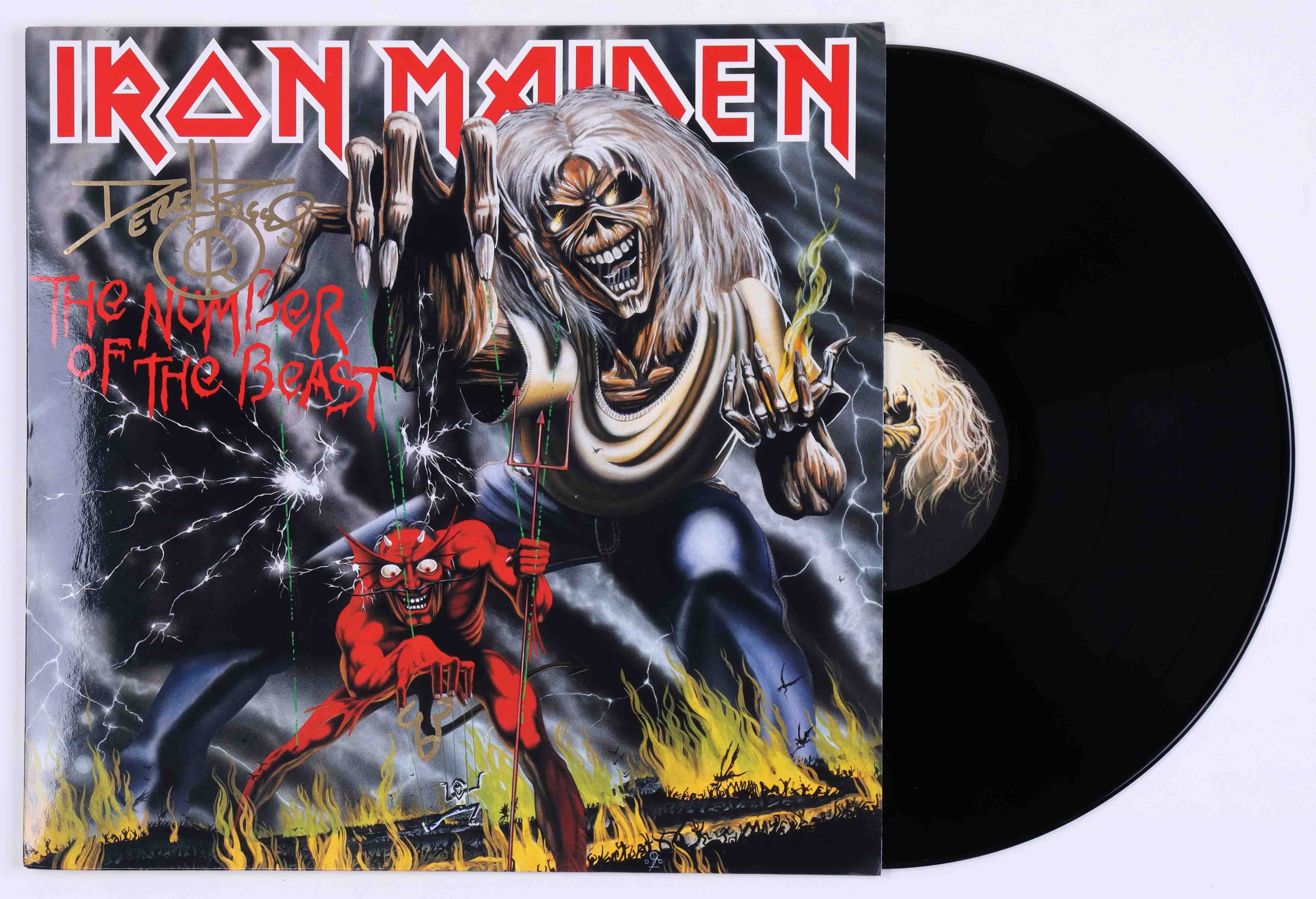 Derek Riggs Signed Iron Maiden