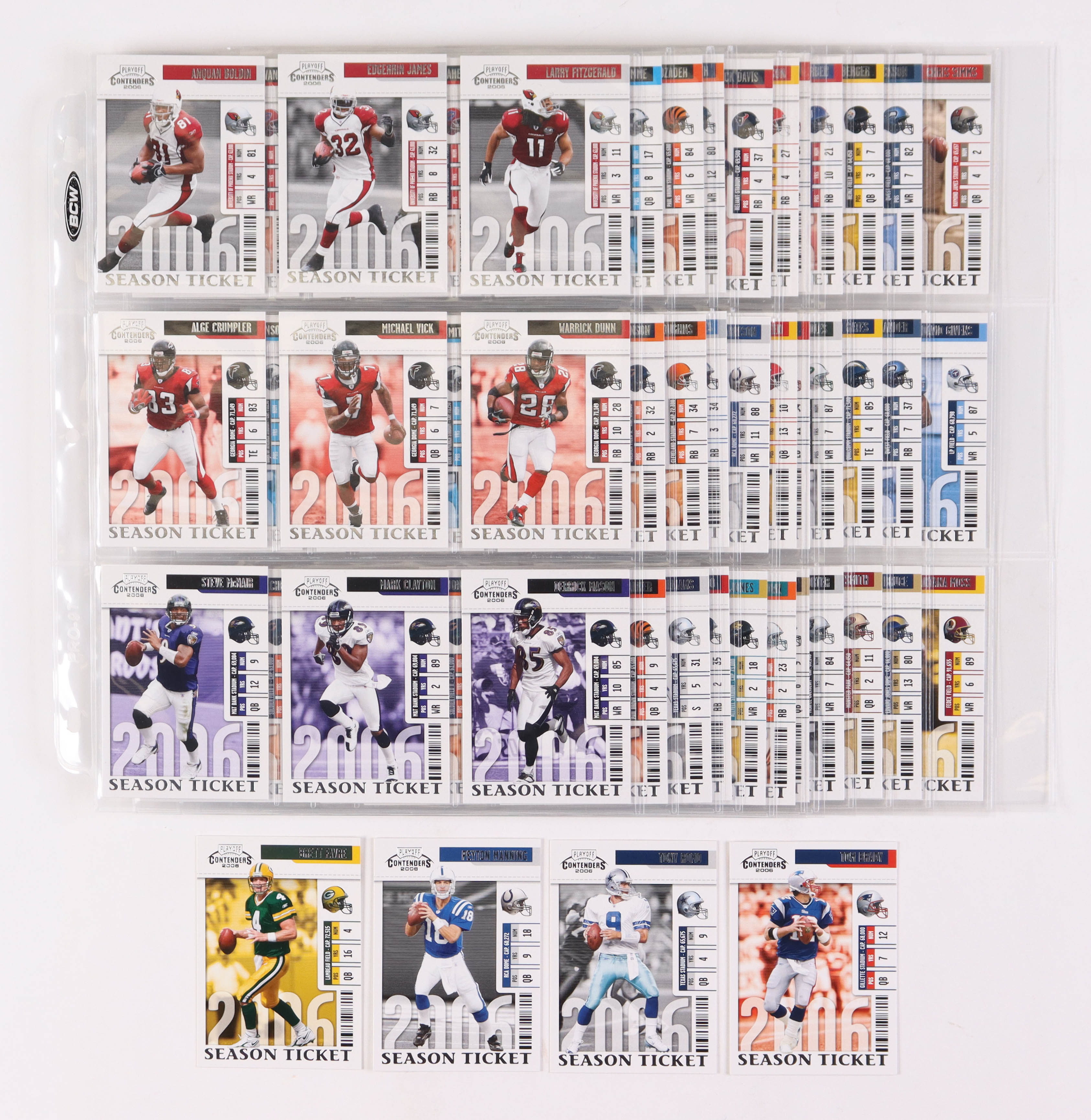 2006 Playoff Contenders Football Complete Set of (100) Cards at PristineAuction.com 2006 Playoff Contenders Football Complete Set of (100) Cards at PristineAuction.com