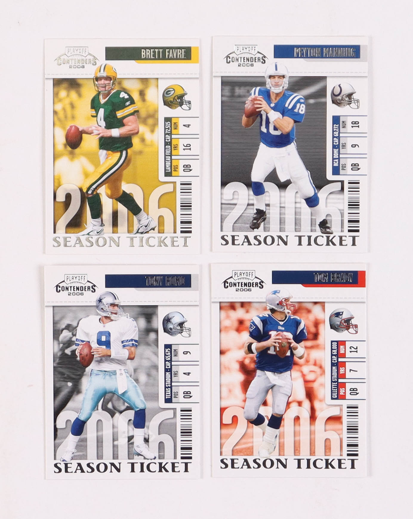2006 Playoff Contenders Football Complete Set of (100) Cards at PristineAuction.com 2006 Playoff Contenders Football Complete Set of (100) Cards at PristineAuction.com