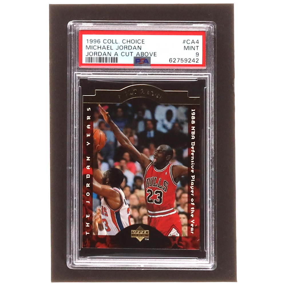 Michael Jordan 1996-97 Collector's Choice Jordan A Cut Above #CA1 ...
