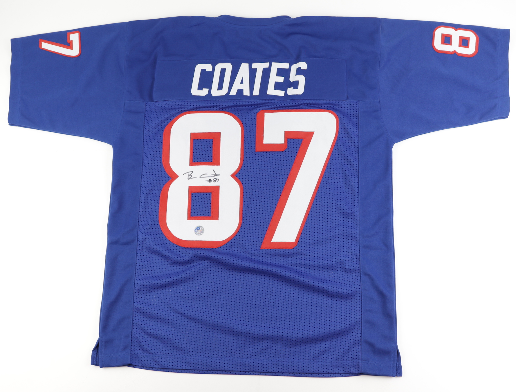 Ben Coates Signed Jersey (Pro Player) at PristineAuction.com Ben Coates Signed Jersey (Pro Player) at PristineAuction.com