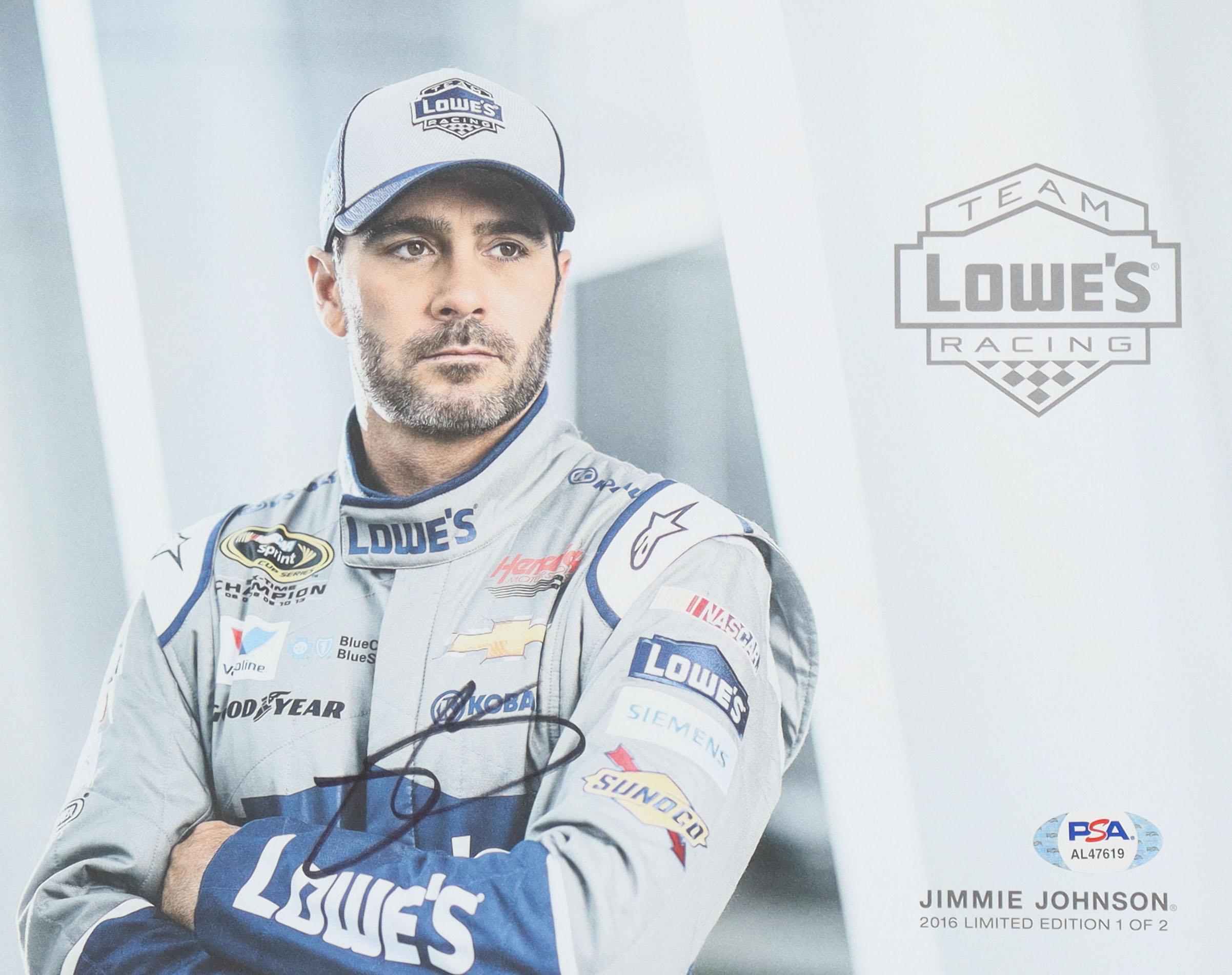 Jimmie Johnson Signed NASCAR 8x10 Photo (PSA) at PristineAuction.com Jimmie Johnson Signed NASCAR 8x10 Photo (PSA) at PristineAuction.com