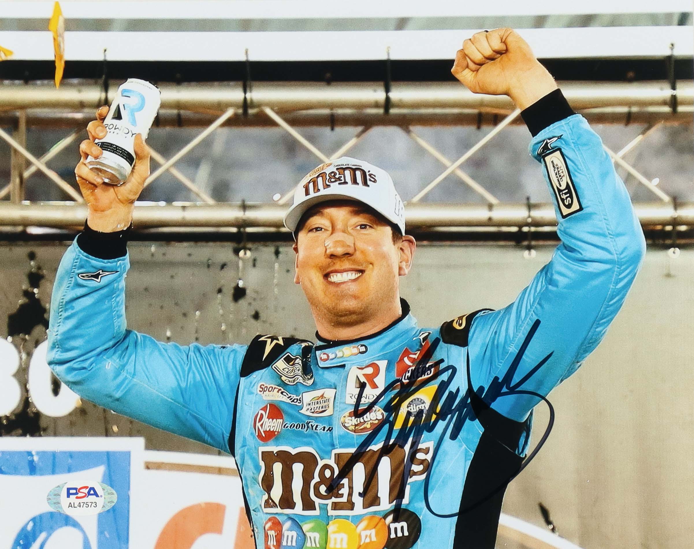 Kyle Busch Signed NASCAR 8x10 Photo (PSA) at PristineAuction.com Kyle Busch Signed NASCAR 8x10 Photo (PSA) at PristineAuction.com