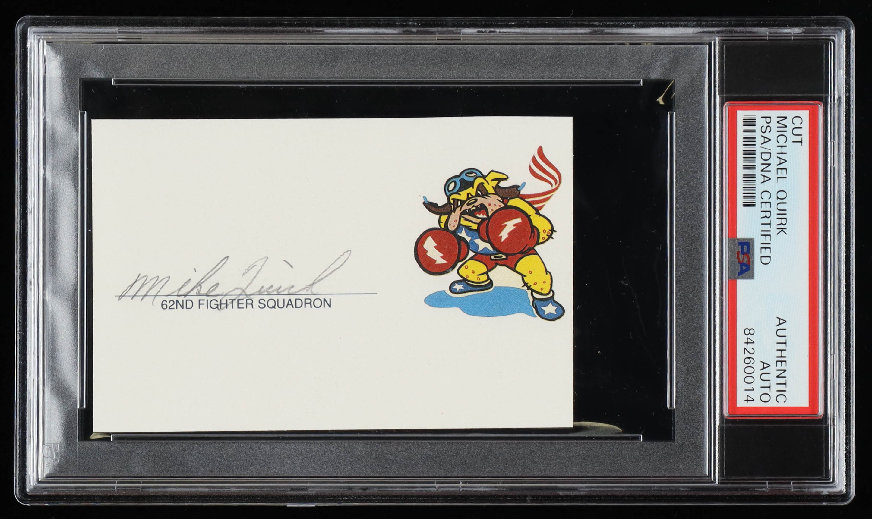 Michael Quirk Signed Cut (PSA) at PristineAuction.com Michael Quirk Signed Cut (PSA) at PristineAuction.com