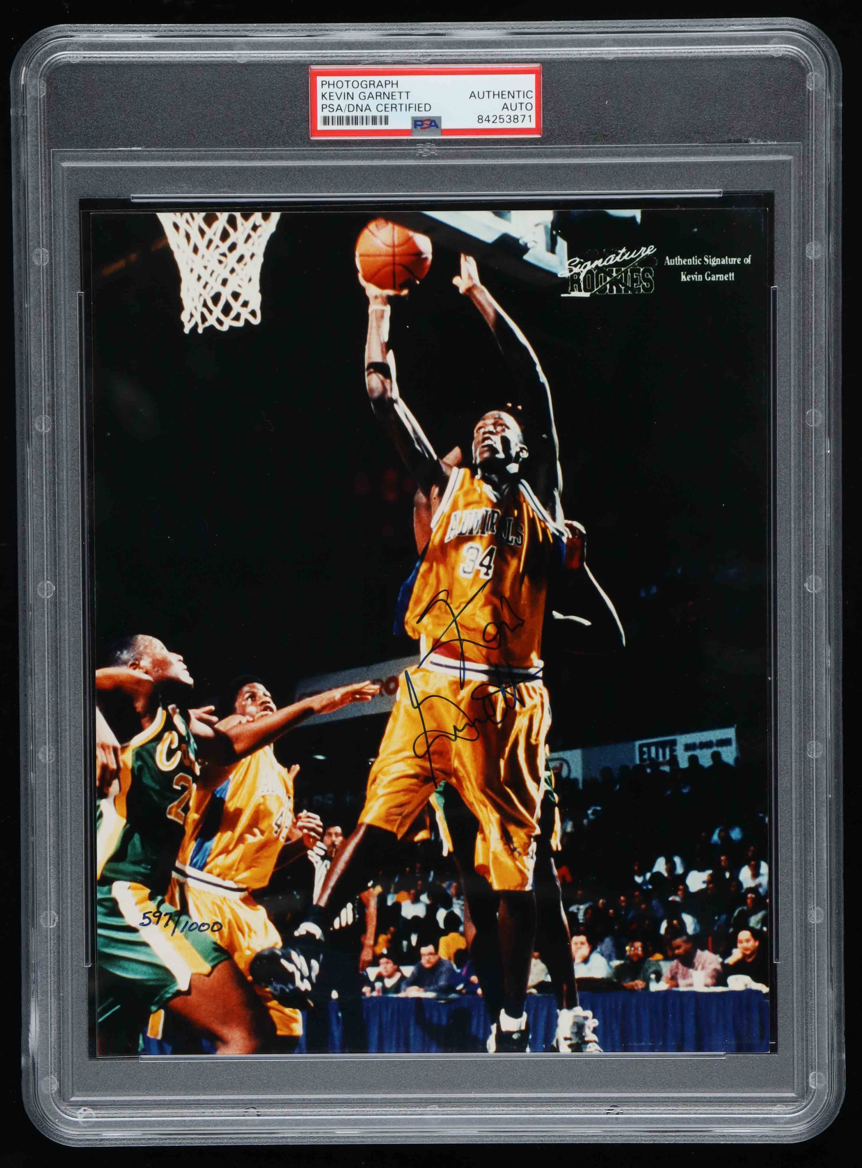 Kevin Garnett Signed Farragut Career Academy Admirals 8x10 Photo (PSA) at PristineAuction.com Kevin Garnett Signed Farragut Career Academy Admirals 8x10 Photo (PSA) at PristineAuction.com