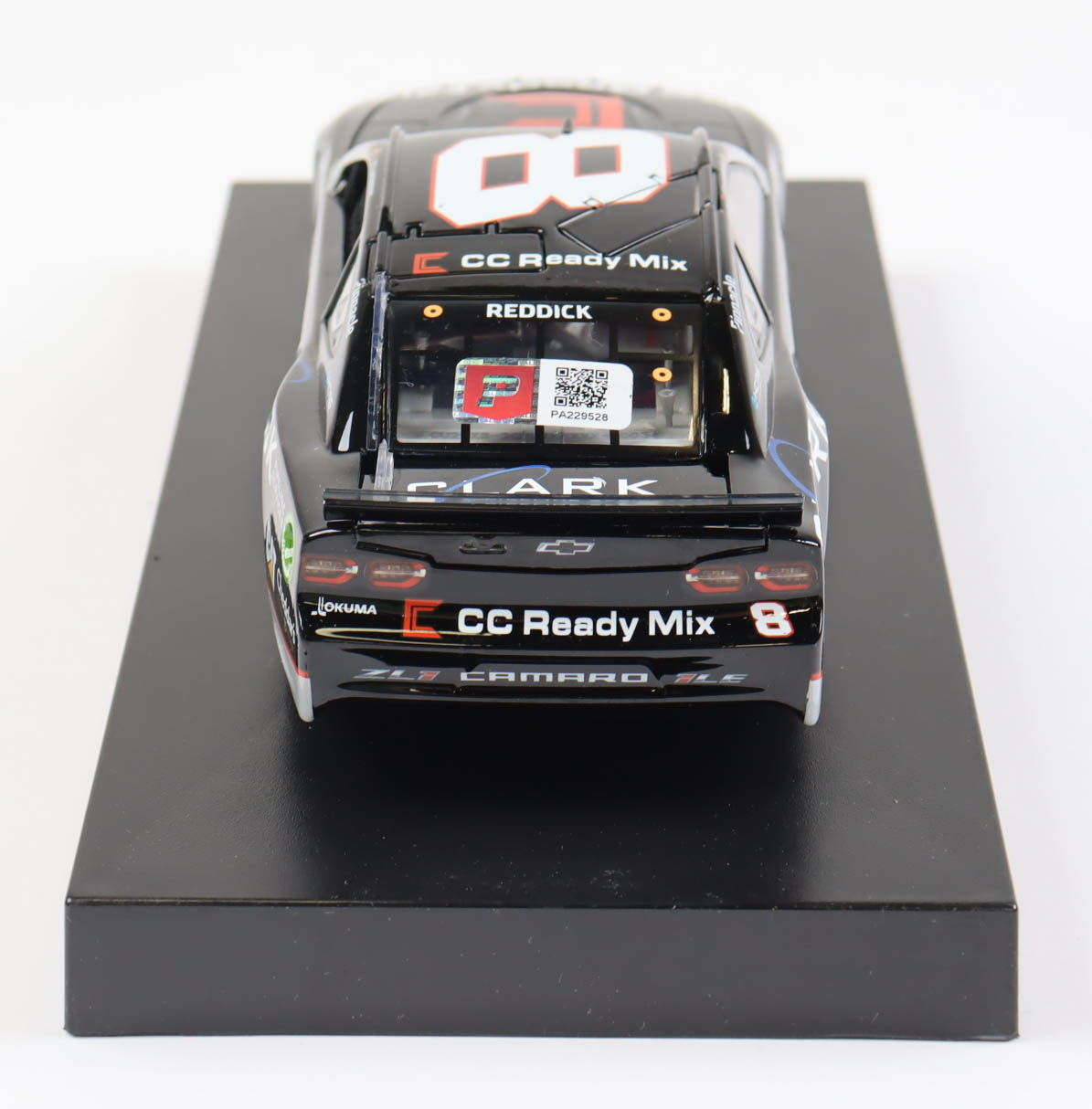 Tyler Reddick Signed 2021 NASCAR #8 Clark Pipeline 1:24 Premium Diecast Car (PA COA) at PristineAuction.com Tyler Reddick Signed 2021 NASCAR #8 Clark Pipeline 1:24 Premium Diecast Car (PA COA) at PristineAuction.com