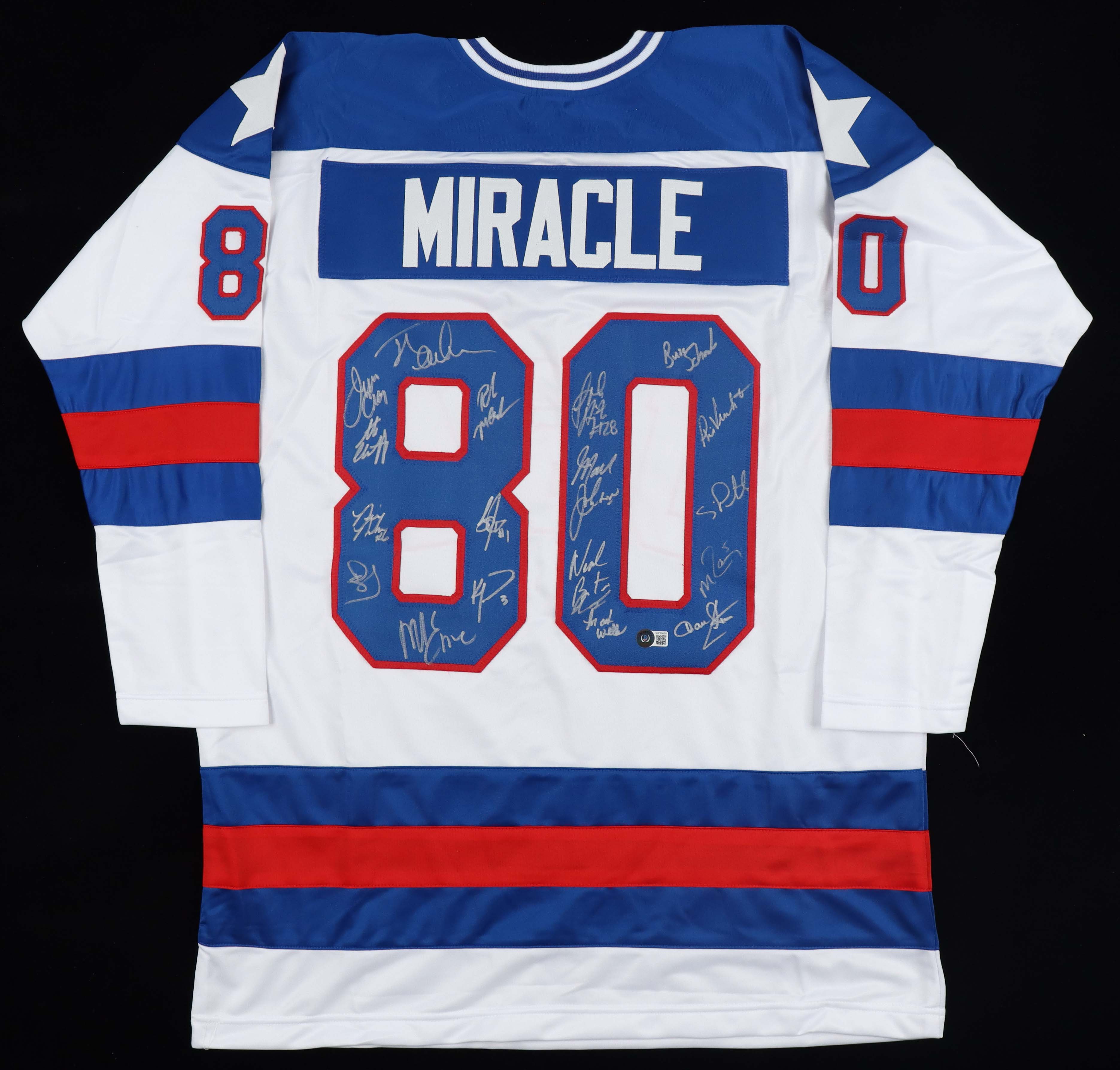 USA Hockey Miracle on Ice 1980 Official Reversible Hockey Jersey