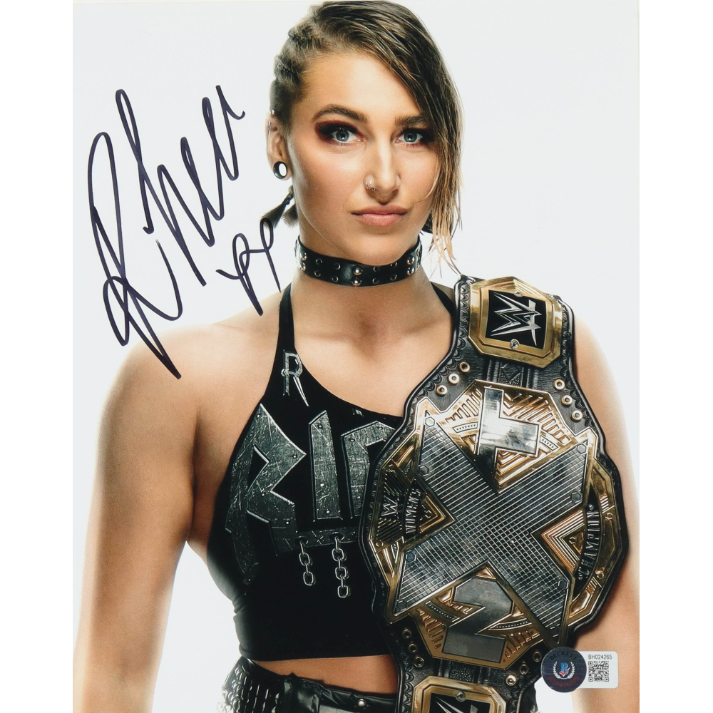 Rhea Ripley Signed WWE 8x10 Photo (Beckett) | Pristine Auction