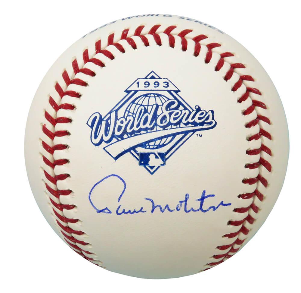 Paul Molitor Signed 1993 World Series Logo Baseball (Schwartz) at PristineAuction.com Paul Molitor Signed 1993 World Series Logo Baseball (Schwartz) at PristineAuction.com