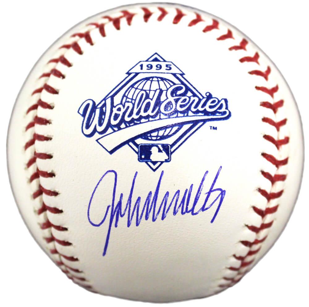 John Smoltz Signed 1995 World Series Baseball (Schwartz) at PristineAuction.com John Smoltz Signed 1995 World Series Baseball (Schwartz) at PristineAuction.com