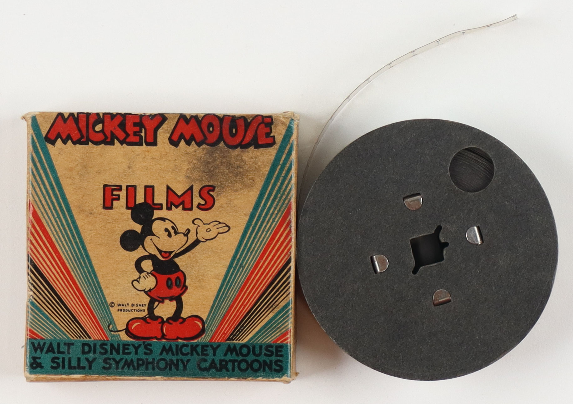 1950's Disney "Mickey Mouse" 8mm Film Reel with Original Box at PristineAuction.com 1950's Disney "Mickey Mouse" 8mm Film Reel with Original Box at PristineAuction.com