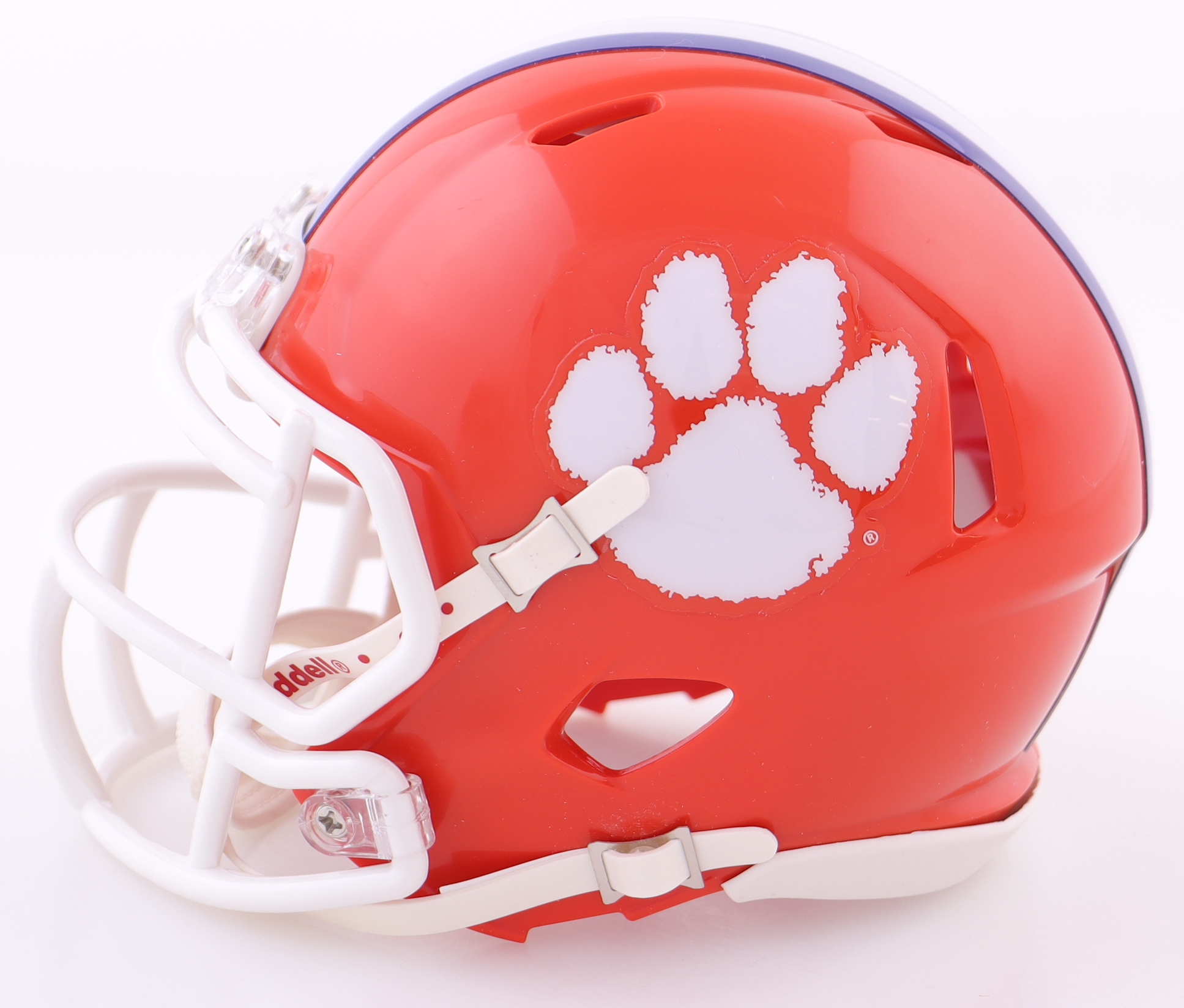 Justyn Ross Signed Clemson Tigers Speed Mini Helmet Inscribed "Paw Power" (JSA) at PristineAuction.com Justyn Ross Signed Clemson Tigers Speed Mini Helmet Inscribed "Paw Power" (JSA) at PristineAuction.com