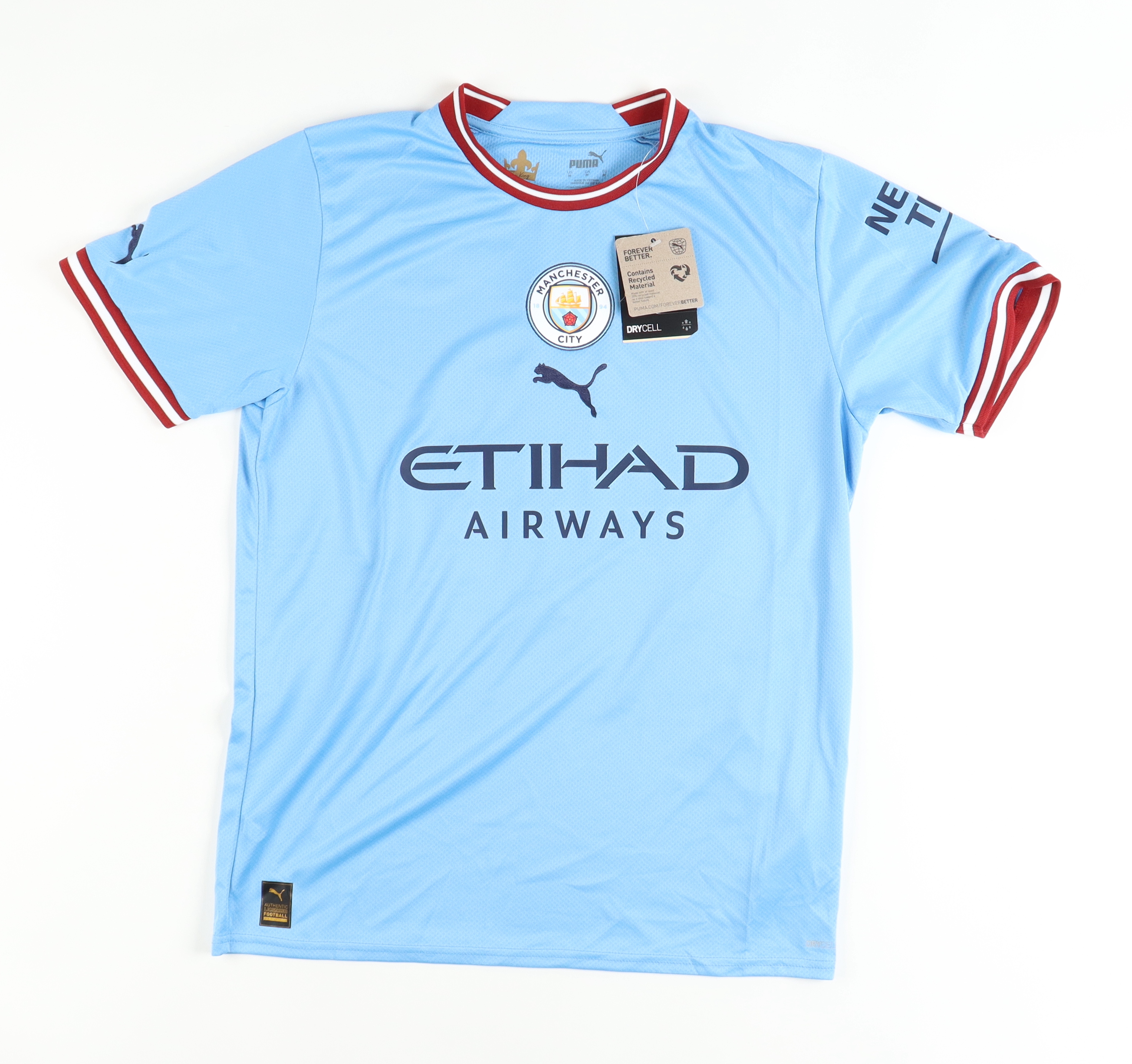 Erling Haaland Signed Manchester City Jersey (Beckett) at PristineAuction.com Erling Haaland Signed Manchester City Jersey (Beckett) at PristineAuction.com