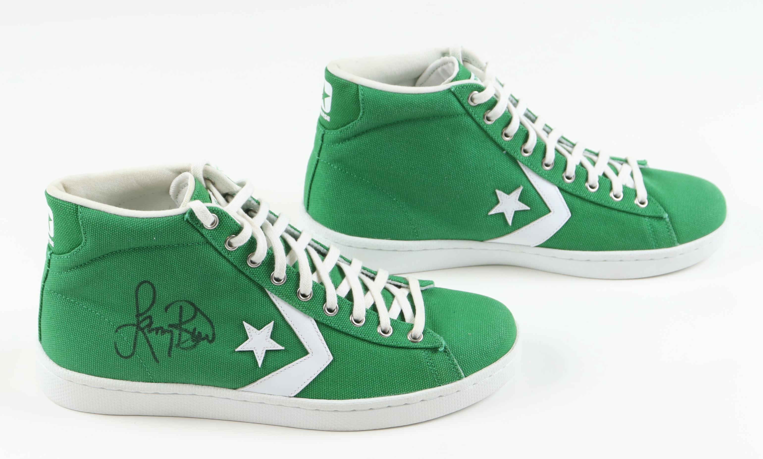 Larry Bird Signed Pair of Converse All-Star Basketball Shoes (PSA) at PristineAuction.com Larry Bird Signed Pair of Converse All-Star Basketball Shoes (PSA) at PristineAuction.com