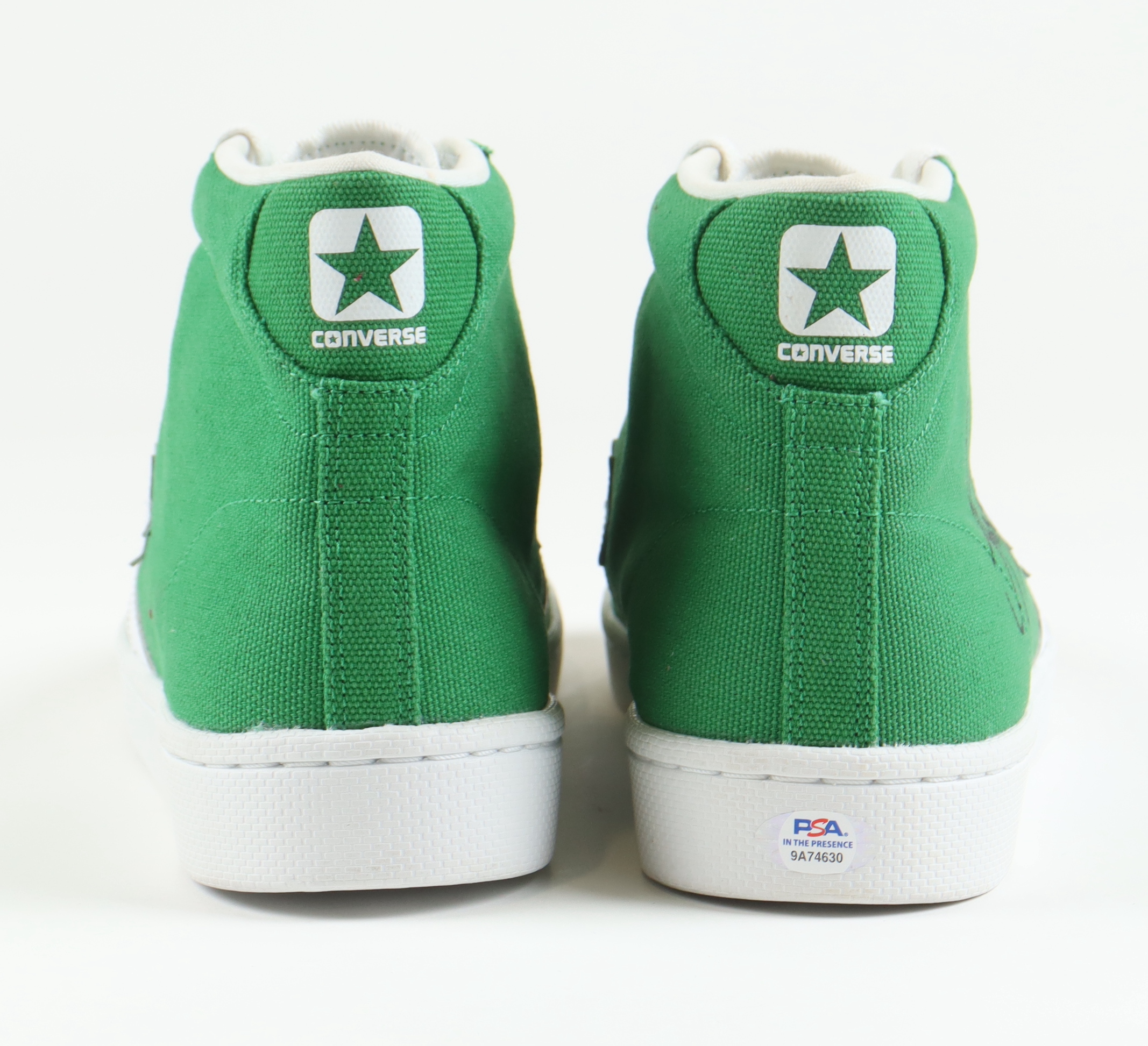 Larry Bird Signed Pair of Converse All-Star Basketball Shoes (PSA) at PristineAuction.com Larry Bird Signed Pair of Converse All-Star Basketball Shoes (PSA) at PristineAuction.com