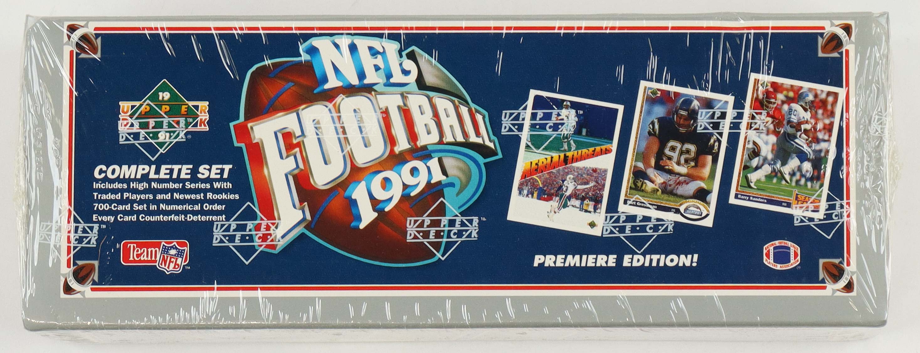 1991 Upper Deck NFL Football Complete Set of (700) Football Cards at PristineAuction.com 1991 Upper Deck NFL Football Complete Set of (700) Football Cards at PristineAuction.com