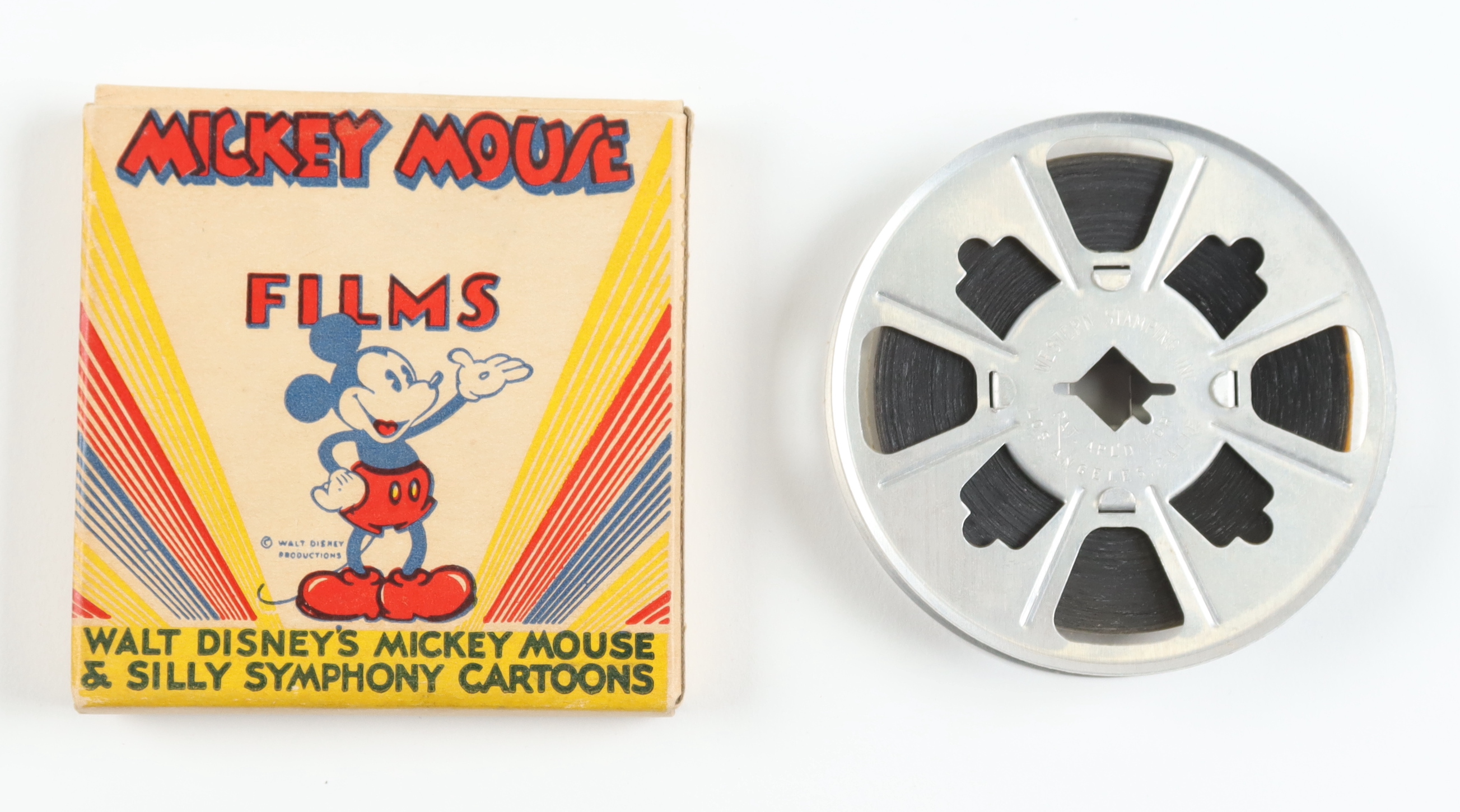 1950's Disney "Mickey Mouse" 8mm Film Reel with Original Box at PristineAuction.com 1950's Disney "Mickey Mouse" 8mm Film Reel with Original Box at PristineAuction.com