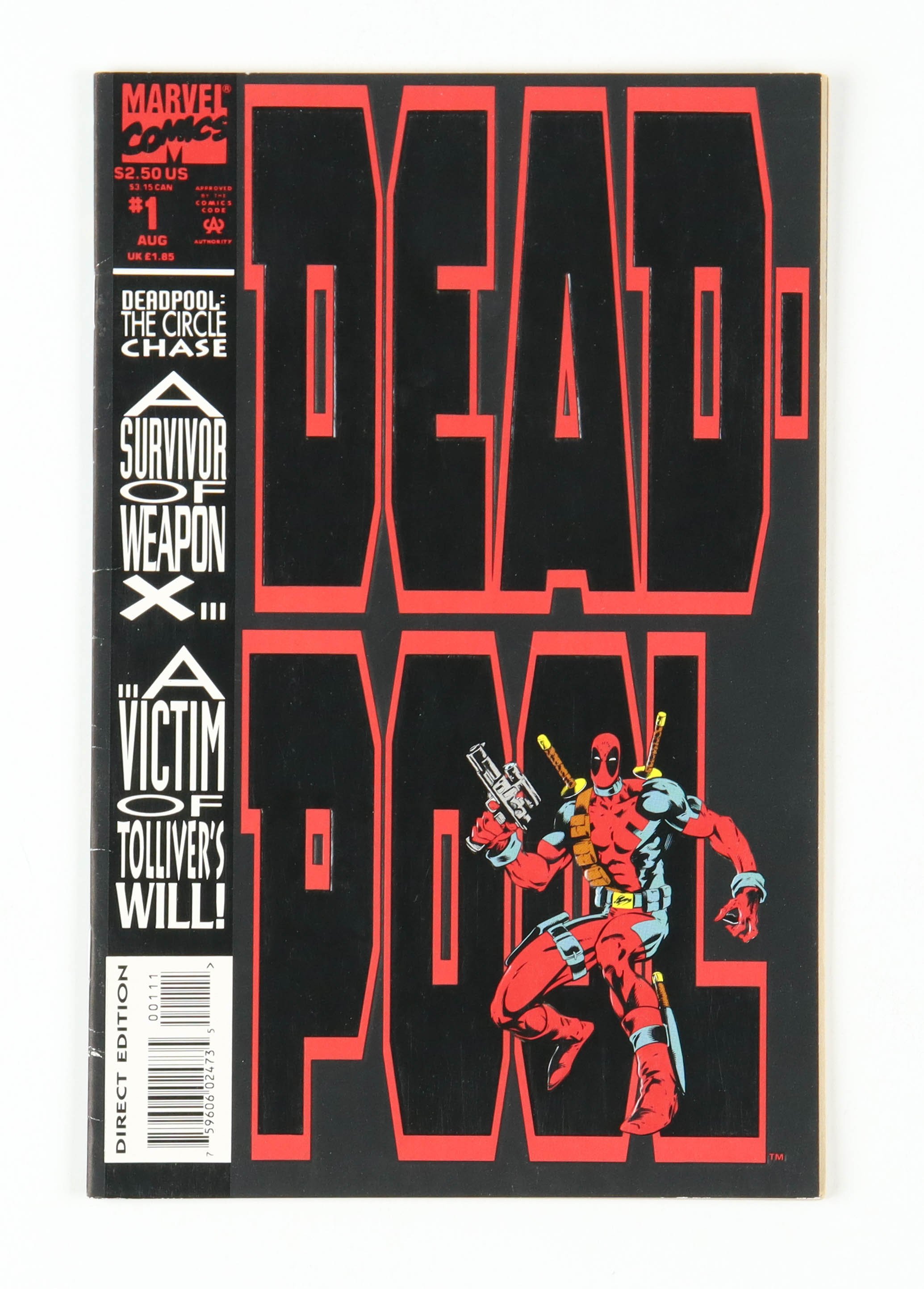 1997 "Deadpool" Issue #1 Marvel Comic Book at PristineAuction.com 1997 "Deadpool" Issue #1 Marvel Comic Book at PristineAuction.com