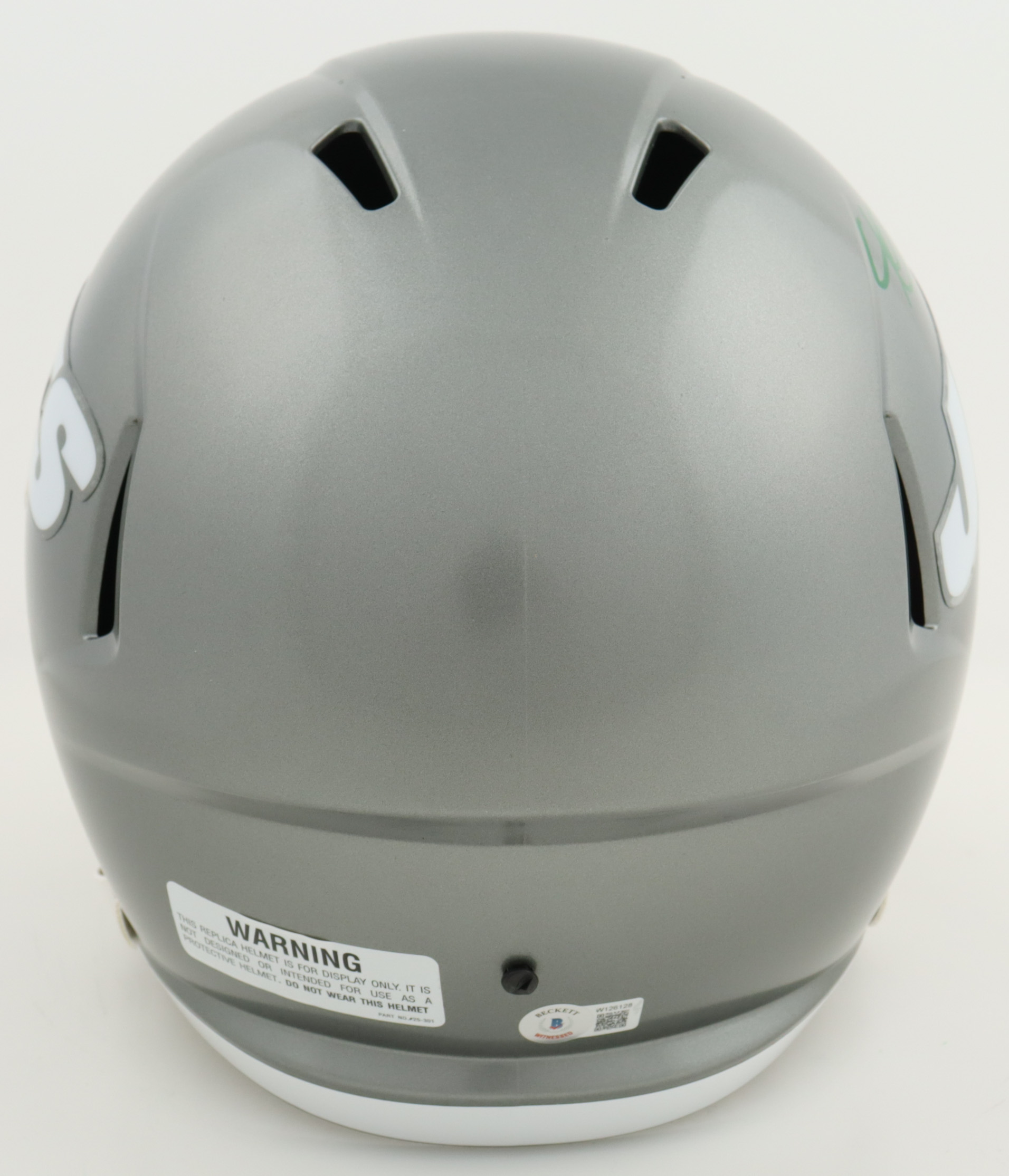 Ahmad "Sauce" Gardner Signed Jets Full-Size Flash Alternate Speed Helmet (Beckett) at PristineAuction.com Ahmad "Sauce" Gardner Signed Jets Full-Size Flash Alternate Speed Helmet (Beckett) at PristineAuction.com