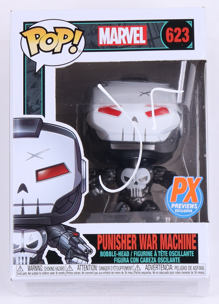 Jon Bernthal Signed "Punisher War Machine" #623 Punisher War Machine Funko Pop! Marvel Vinyl Figure (JSA & PSA) at PristineAuction.com Jon Bernthal Signed "Punisher War Machine" #623 Punisher War Machine Funko Pop! Marvel Vinyl Figure (JSA & PSA) at PristineAuction.com