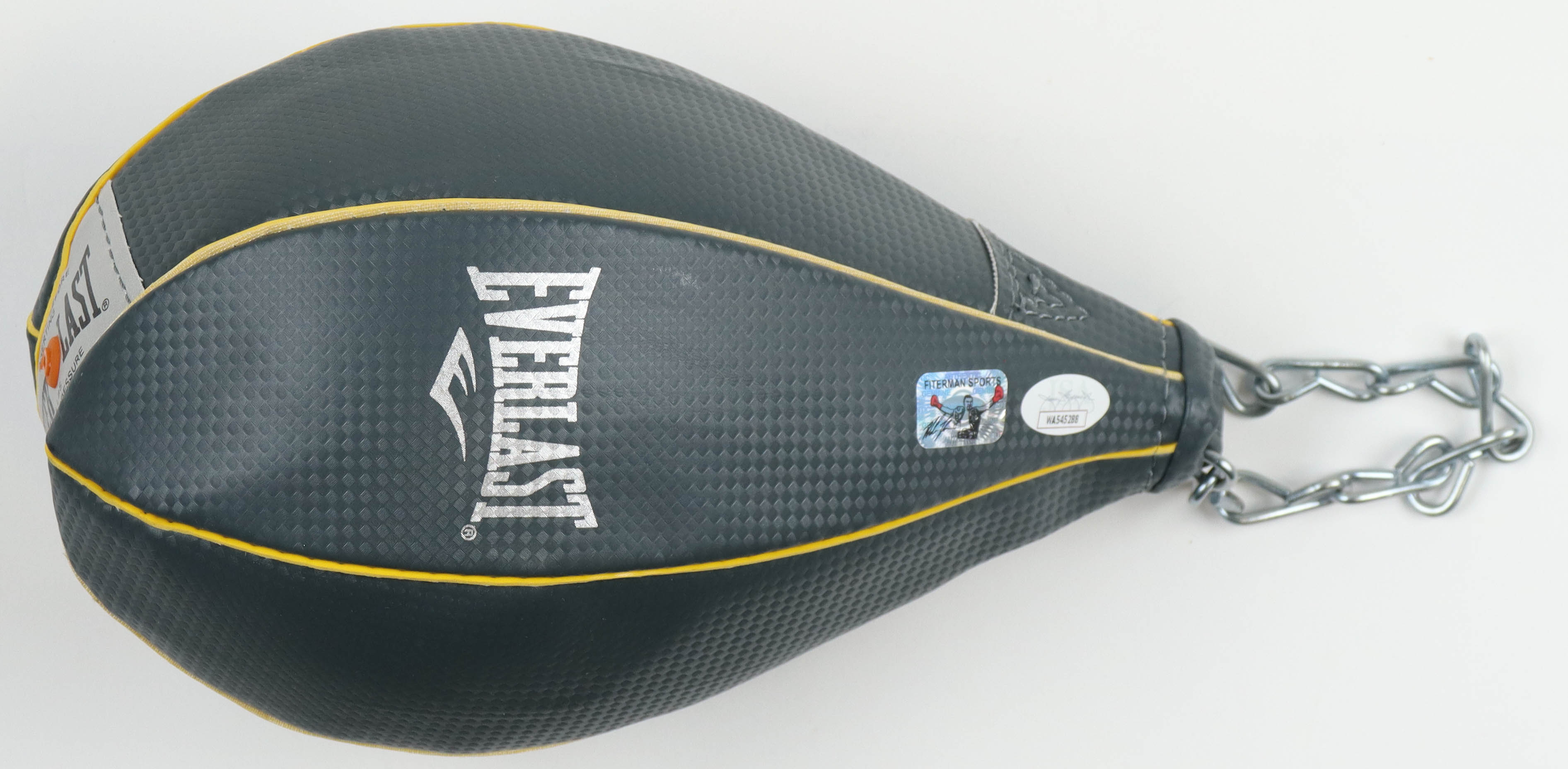 Mike Tyson Signed Vintage Ringside Boxing Speed Bag with Display Case (JSA & Tyson) at PristineAuction.com Mike Tyson Signed Vintage Ringside Boxing Speed Bag with Display Case (JSA & Tyson) at PristineAuction.com