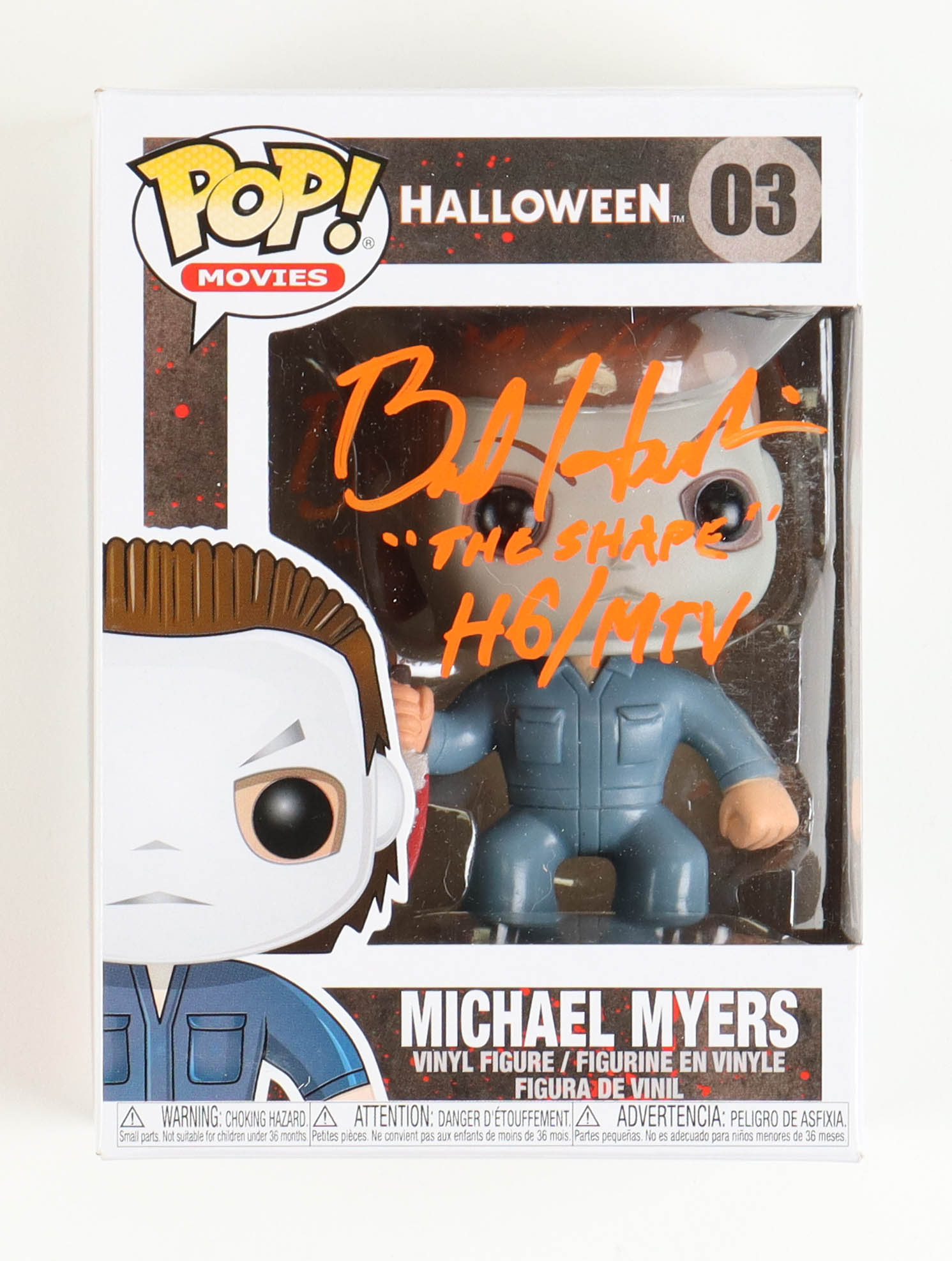 Brad Hardin Signed "Halloween" #03 Michael Myers Inscribed "The Shape" & "H6 / MTV" (JSA) at PristineAuction.com Brad Hardin Signed "Halloween" #03 Michael Myers Inscribed "The Shape" & "H6 / MTV" (JSA) at PristineAuction.com