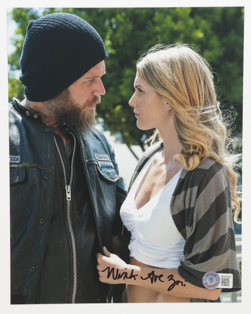 Winter Ave Zoli Signed "Sons of Anarchy" 8x10 Photo (Beckett