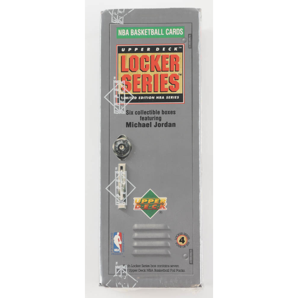 1991 Upper Deck NBA Michael Jordan Locker Series 4 Box with (7) Packs Pristine Auction