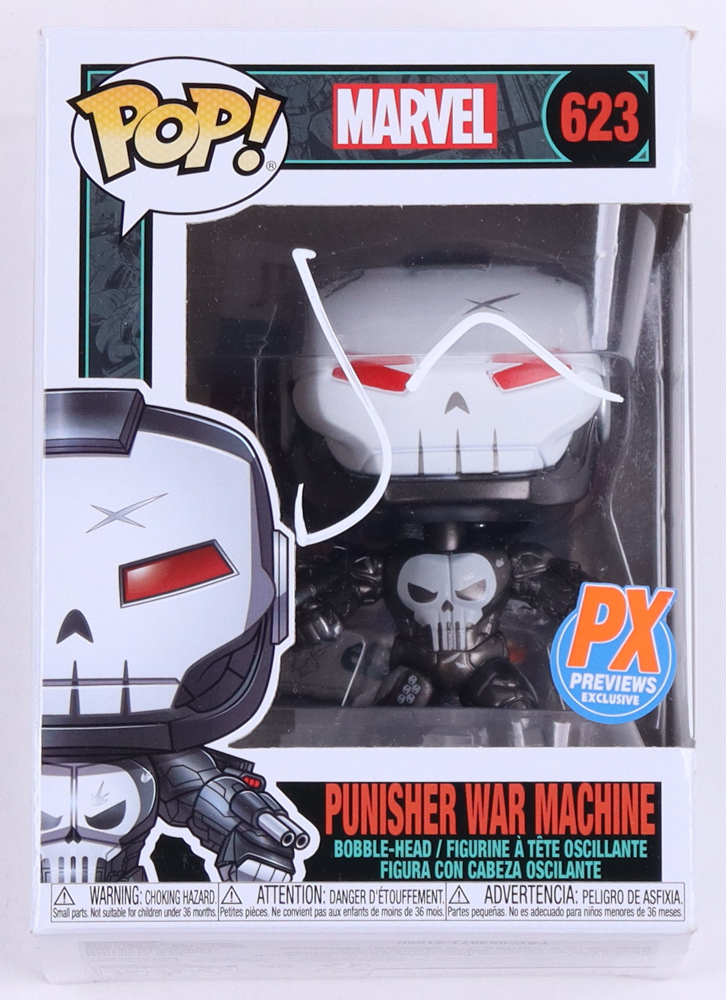 Jon Bernthal Signed "Punisher War Machine" #623 Punisher War Machine Funko Pop! Marvel Vinyl Figure (JSA) at PristineAuction.com Jon Bernthal Signed "Punisher War Machine" #623 Punisher War Machine Funko Pop! Marvel Vinyl Figure (JSA) at PristineAuction.com
