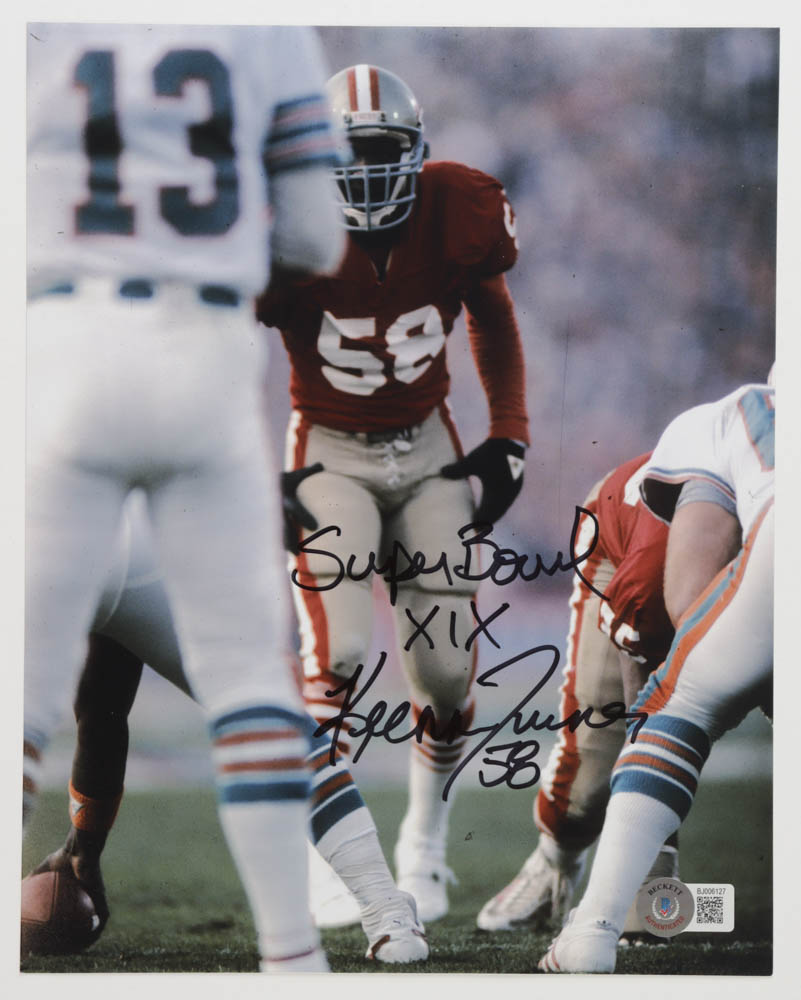 Keena Turner Signed 49ers 8x10 Photo Inscribed "Super Bowl XVI" (Beckett) at PristineAuction.com Keena Turner Signed 49ers 8x10 Photo Inscribed "Super Bowl XVI" (Beckett) at PristineAuction.com