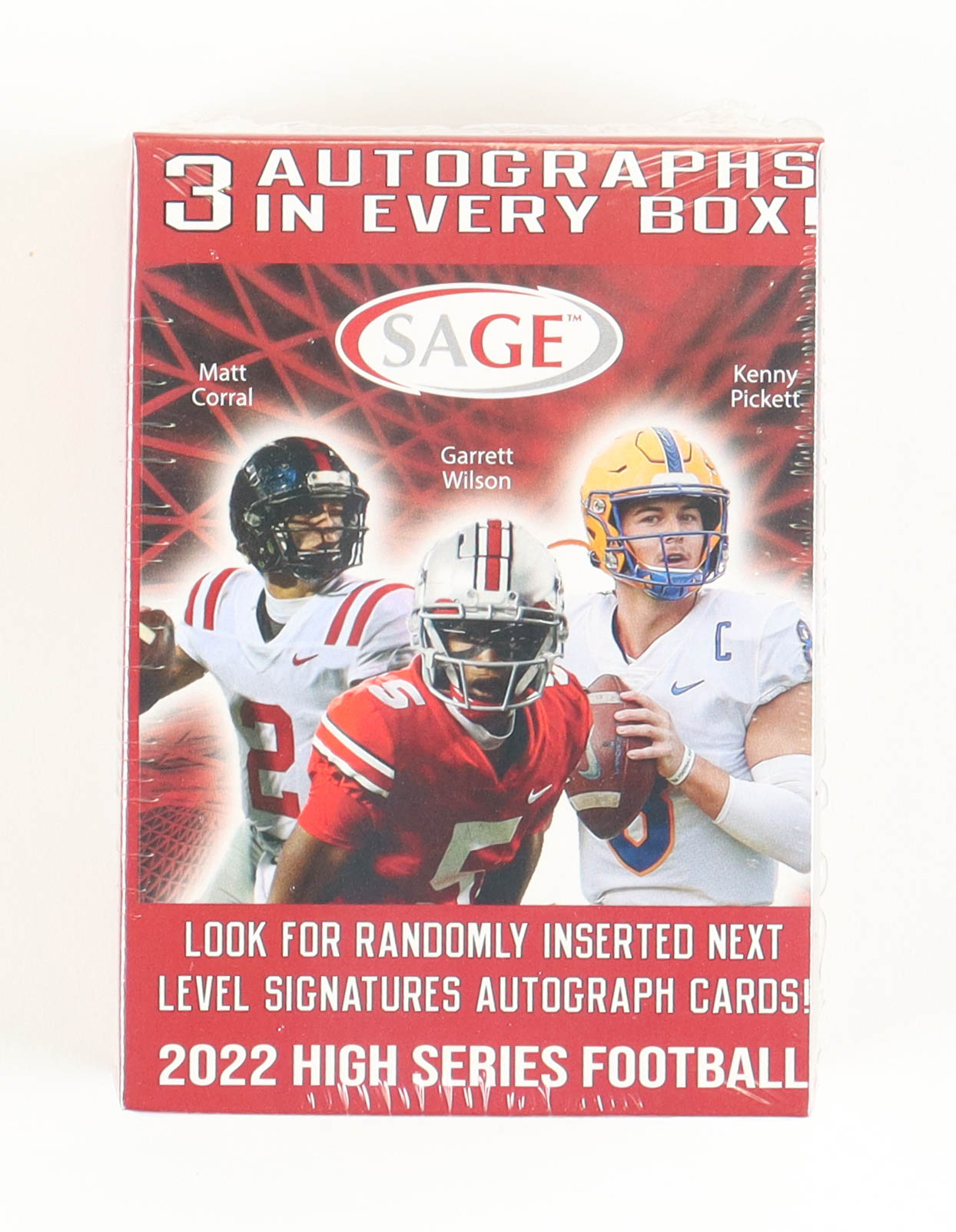2022 Sage Hit High Series Football Blaster Box with (63) Cards at PristineAuction.com 2022 Sage Hit High Series Football Blaster Box with (63) Cards at PristineAuction.com