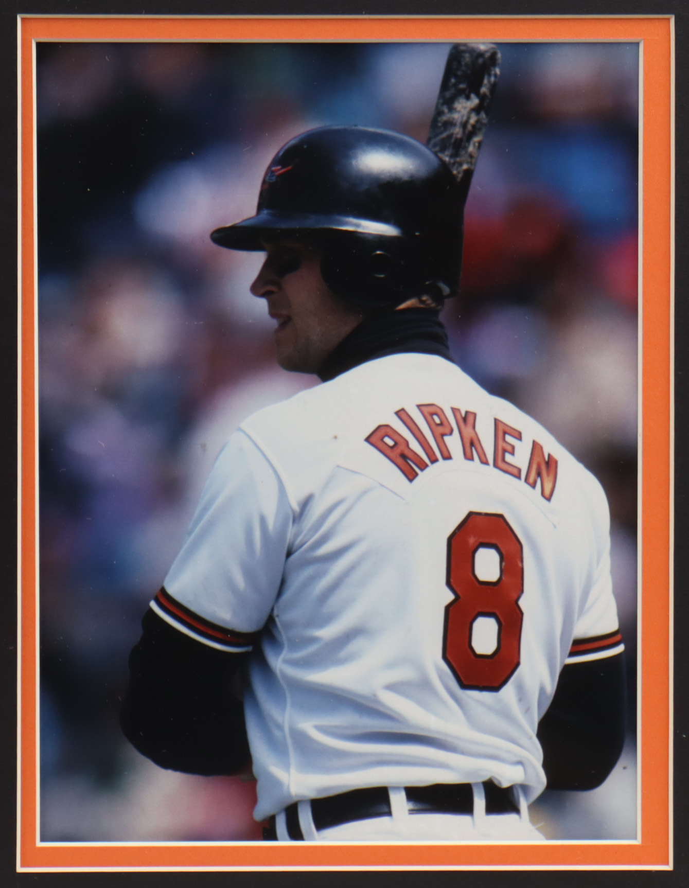 Cal Ripken Jr. Signed Orioles Custom Framed Cut Display with (2) Cal ...